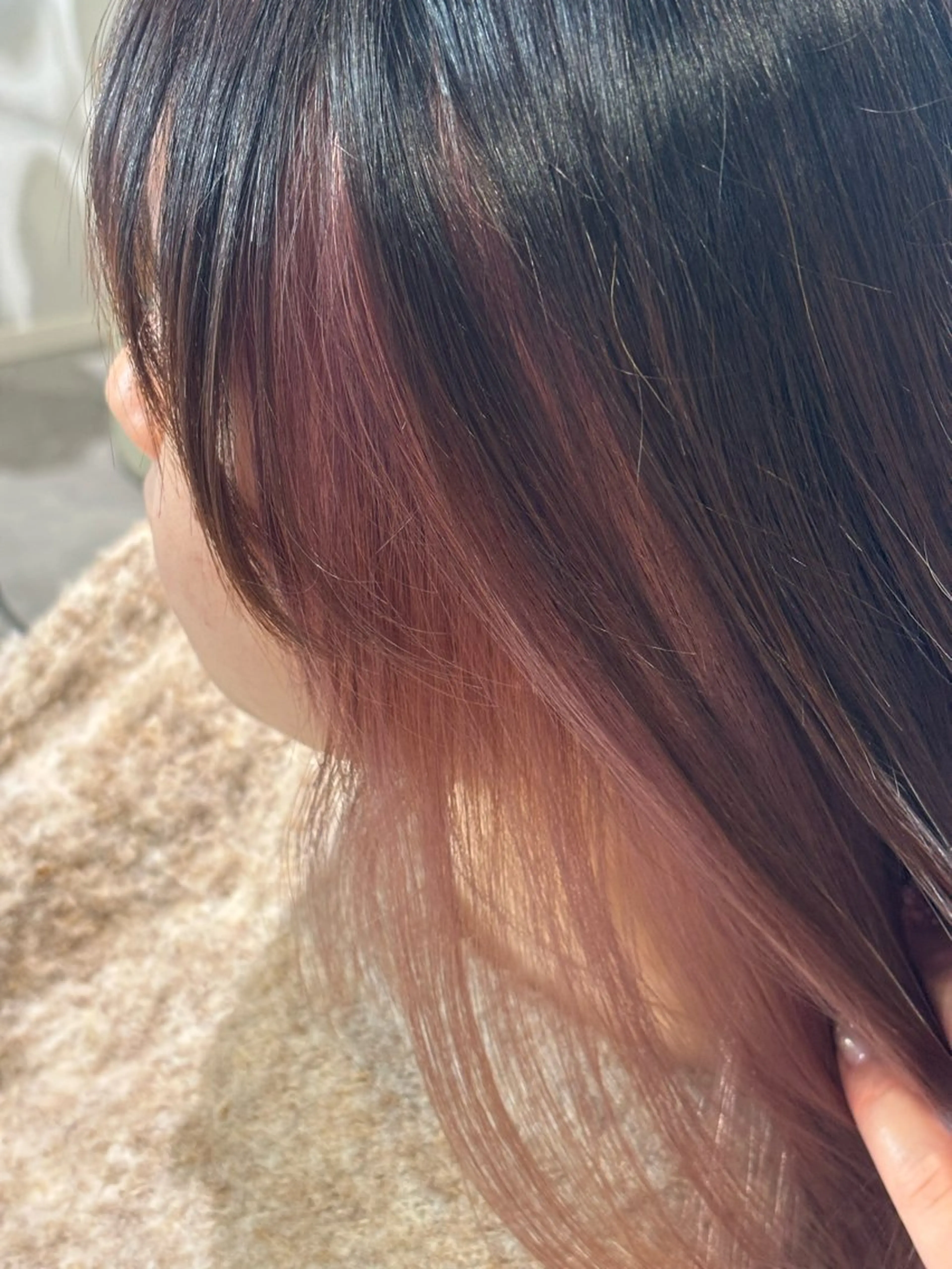 ヘアカラー YURINO /ボブ ベージュ/ハイトーンのヘアスタイル