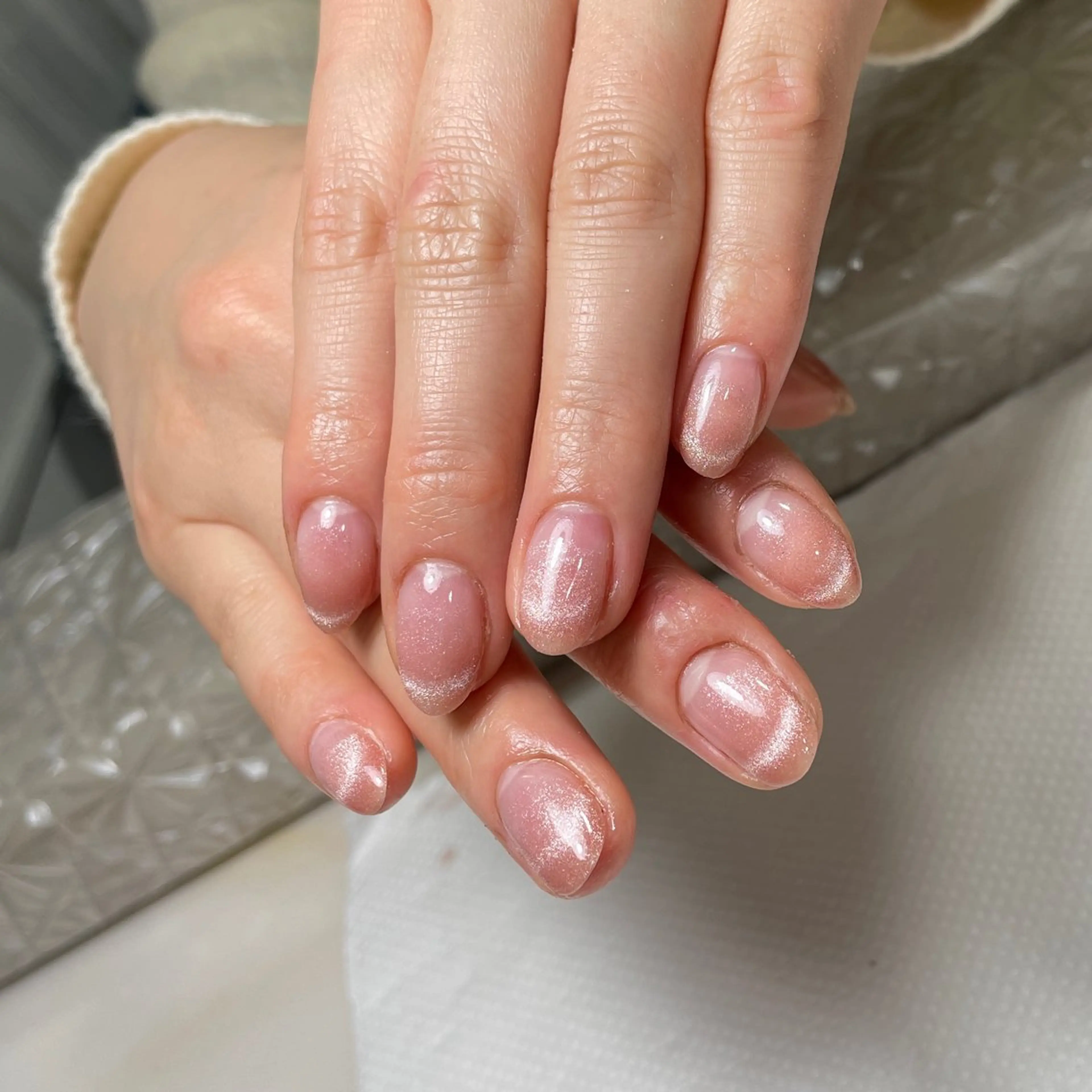 ネイル アートネイル フレンチネイル ジェルネイル グラデーション 韓国ネイル ハンドネイル 久保田 マリコのネイルデザイン