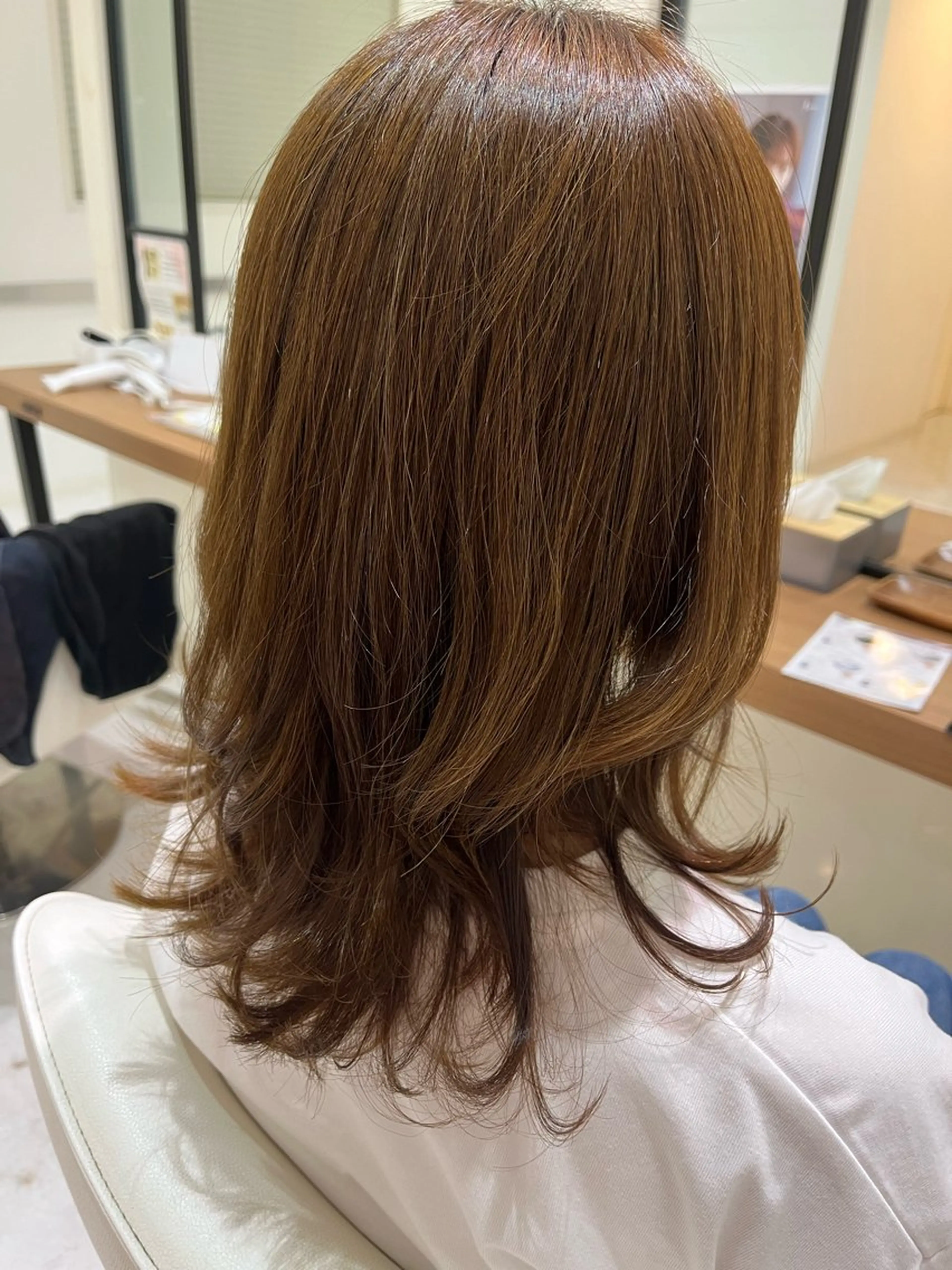 ミディアム 山内 優奈のヘアスタイル