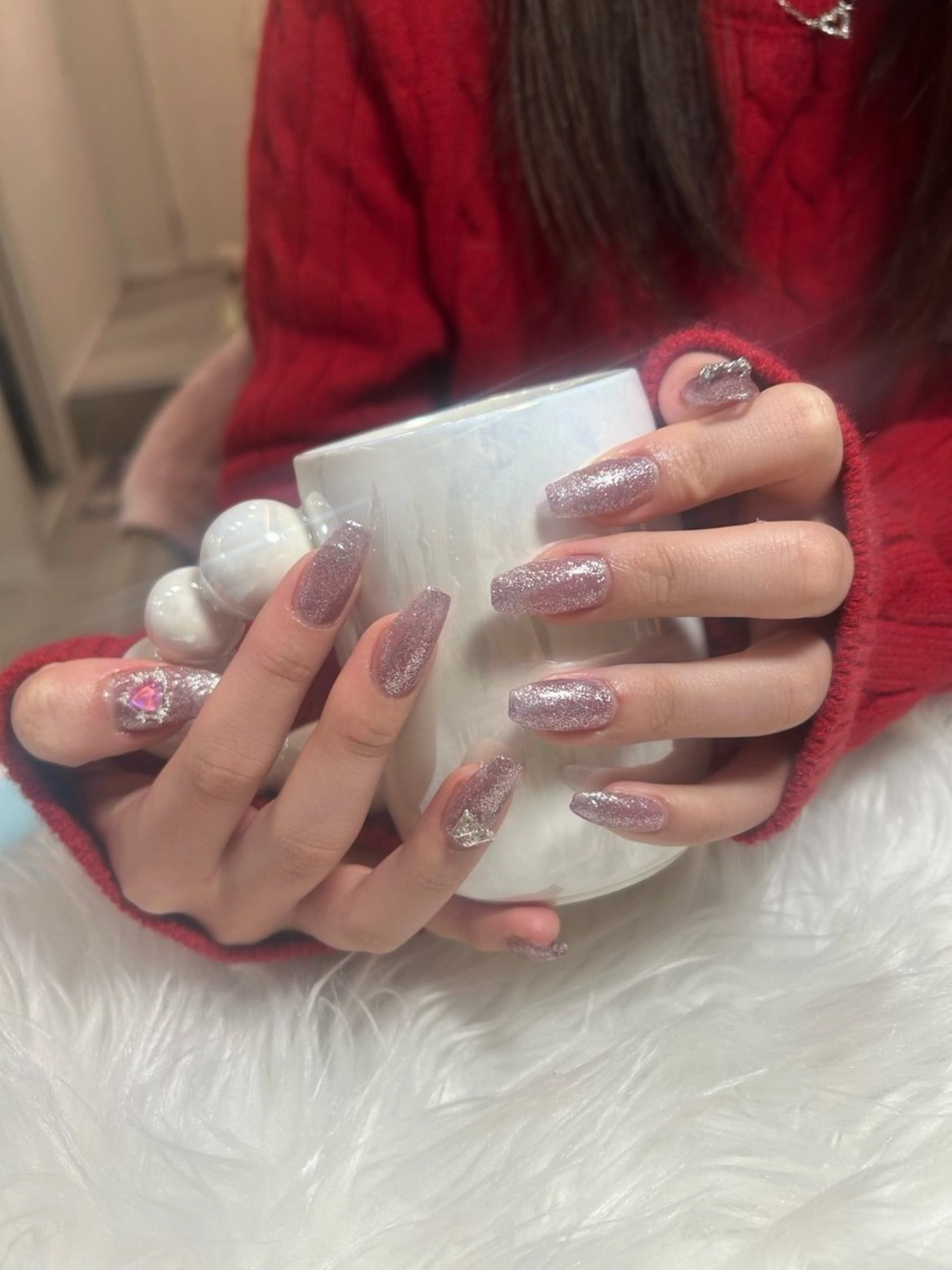 ネイル 長さ出し ワンカラーネイル ネイルチップ Fukuda シュウのネイルデザイン