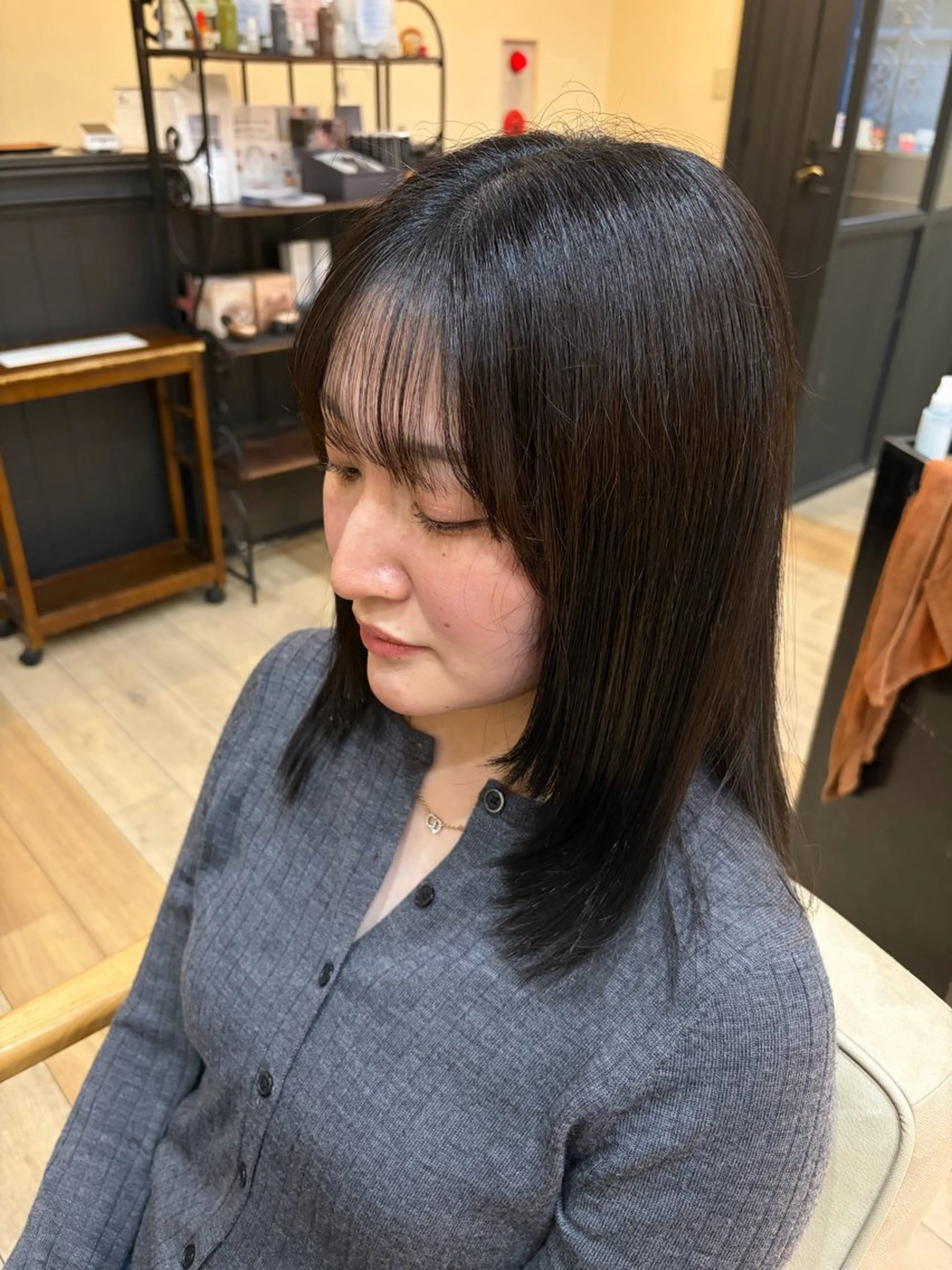 ミディアム ななか /KOKOROのヘアスタイル