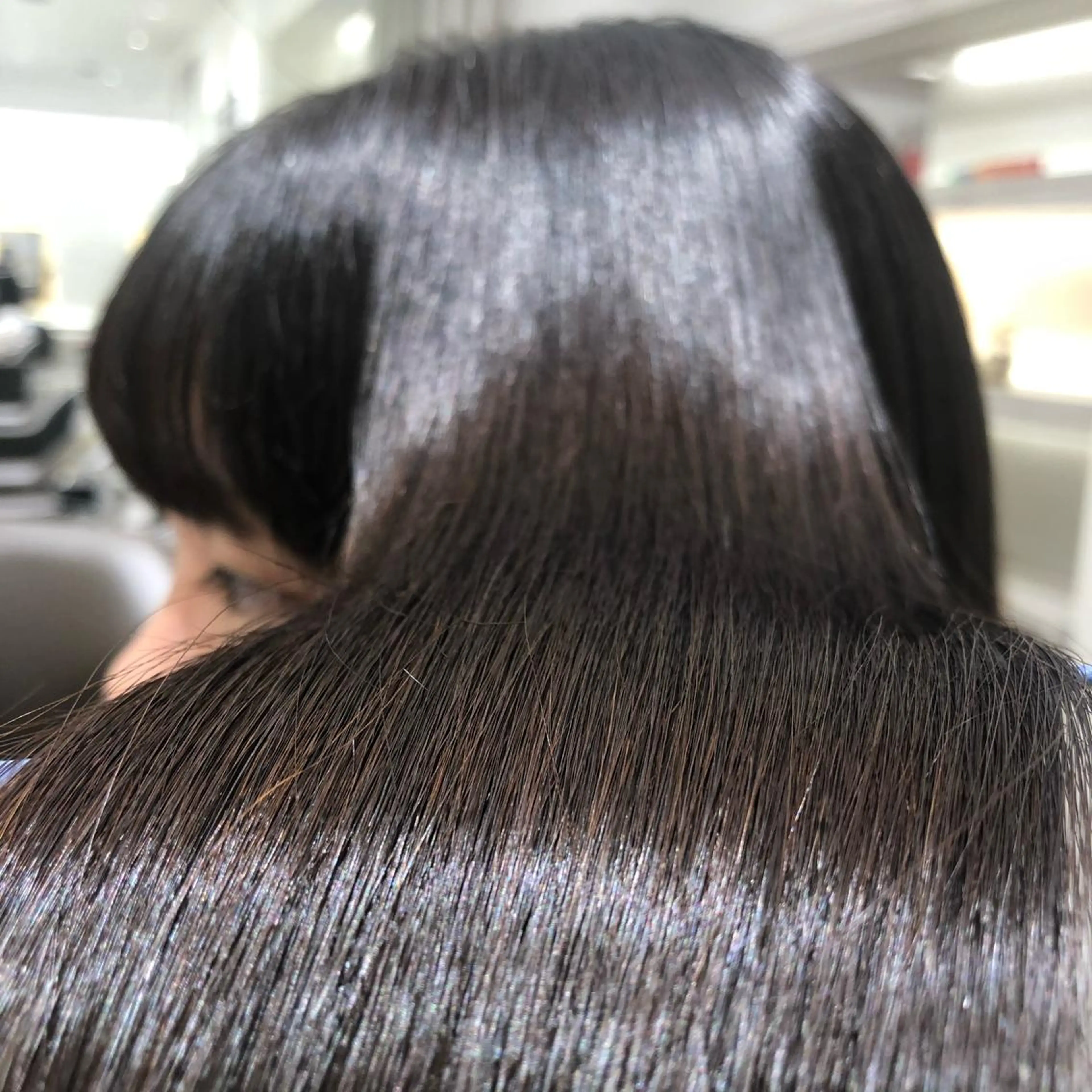 セミロング ムトウセイマ/ 縮毛矯正/ブリーチのヘアスタイル