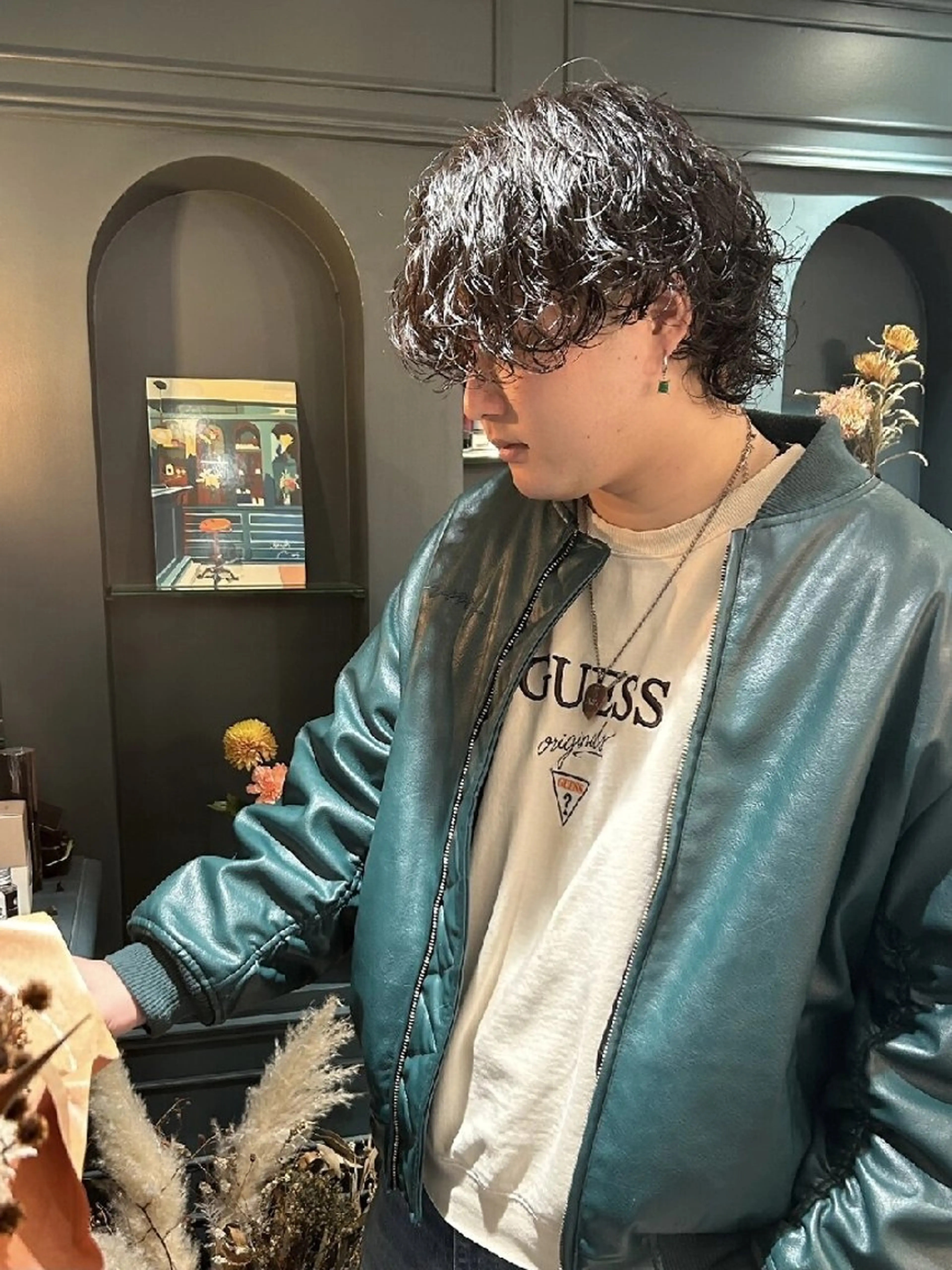 🌟メンズカット+スパイラルパーマ+自社開発トリートメント🌟の写真