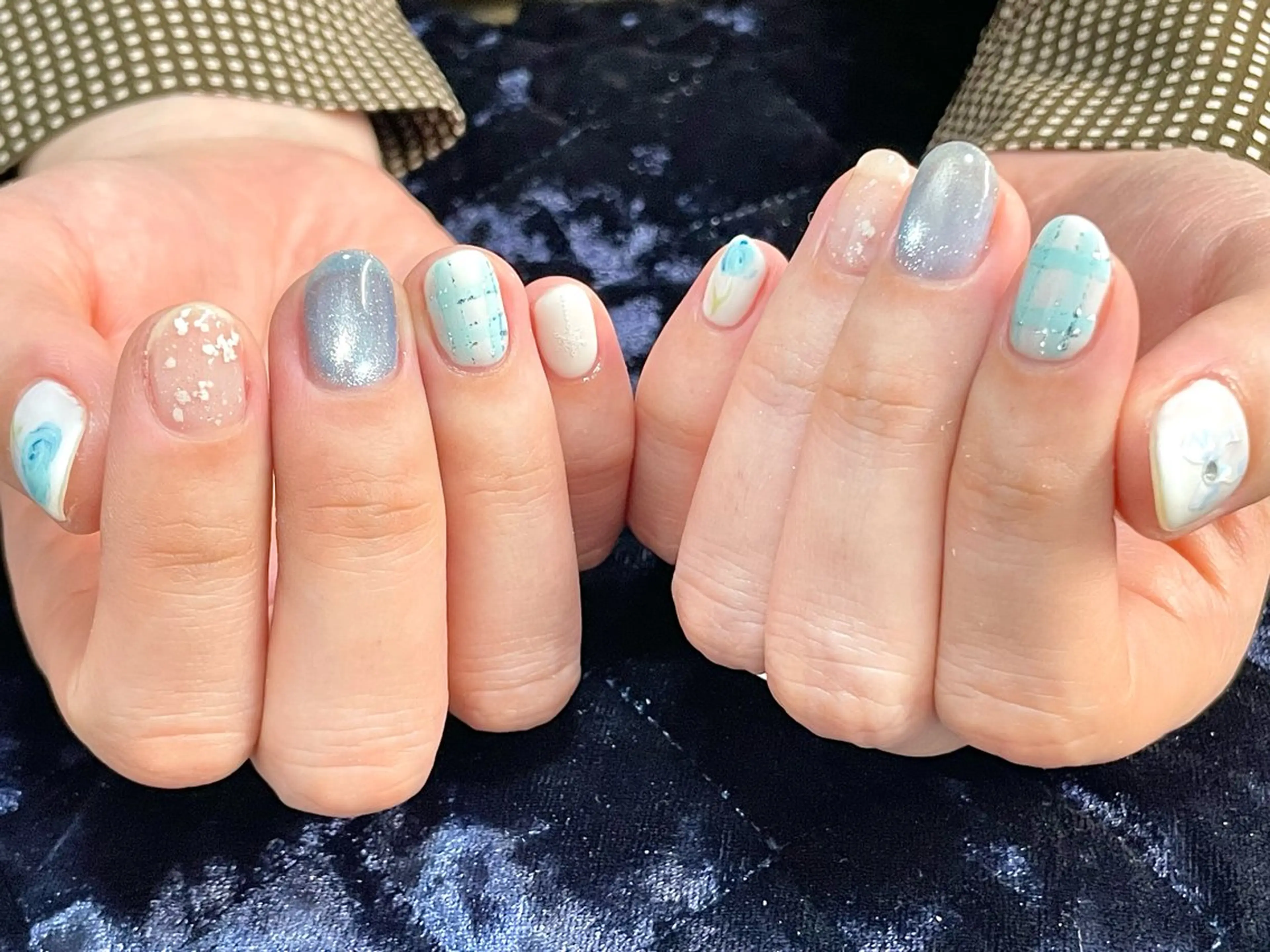 ネイル ハンドネイル ショートネイル専門店フェルンヴェー所属・ショートネイル専門店 フェルンヴェー代々木のネイルデザイン