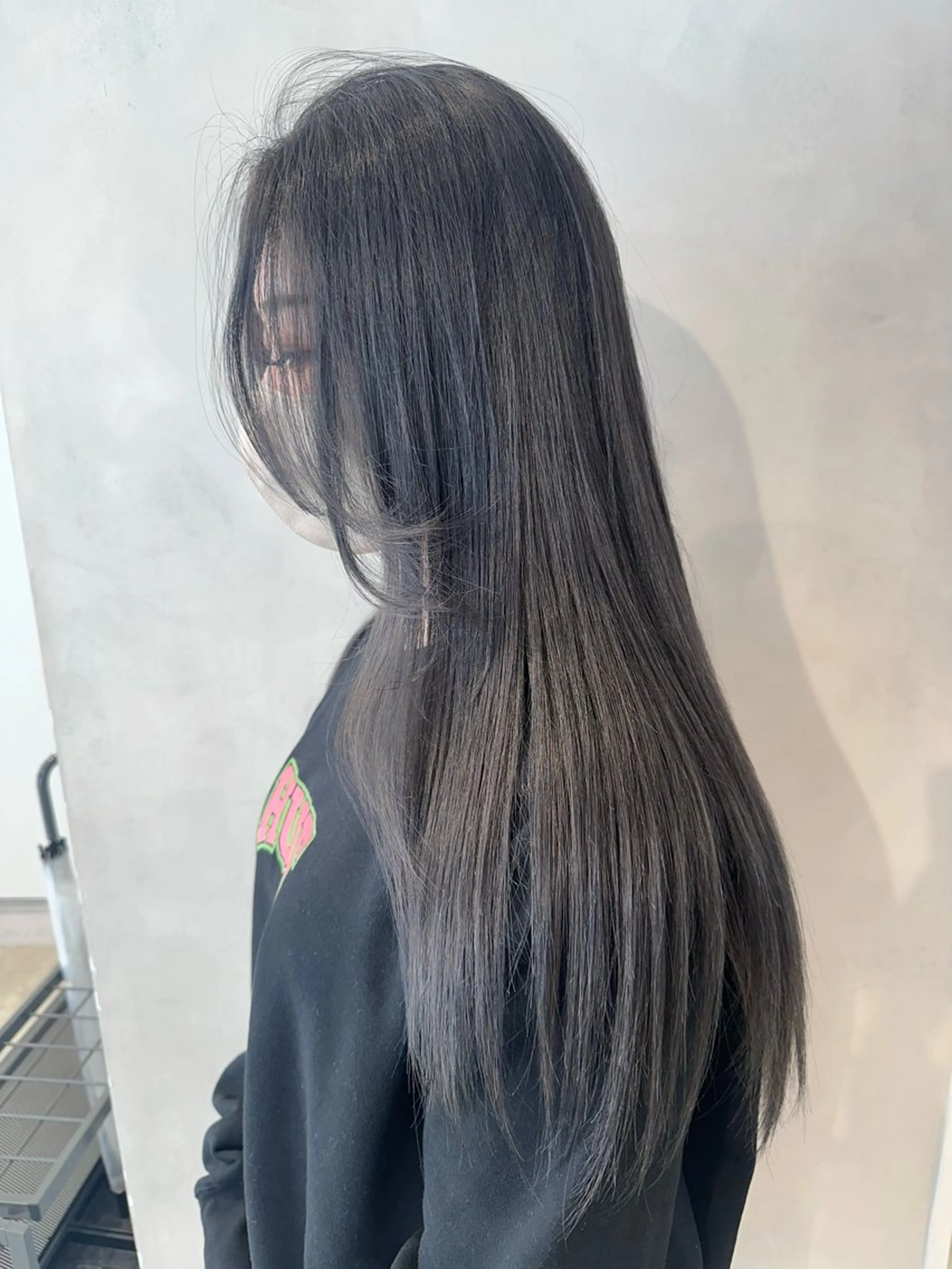 ロング ヘアカラー トリートメント 渋谷ハイトーン/ デザインカラー阿部のヘアスタイル