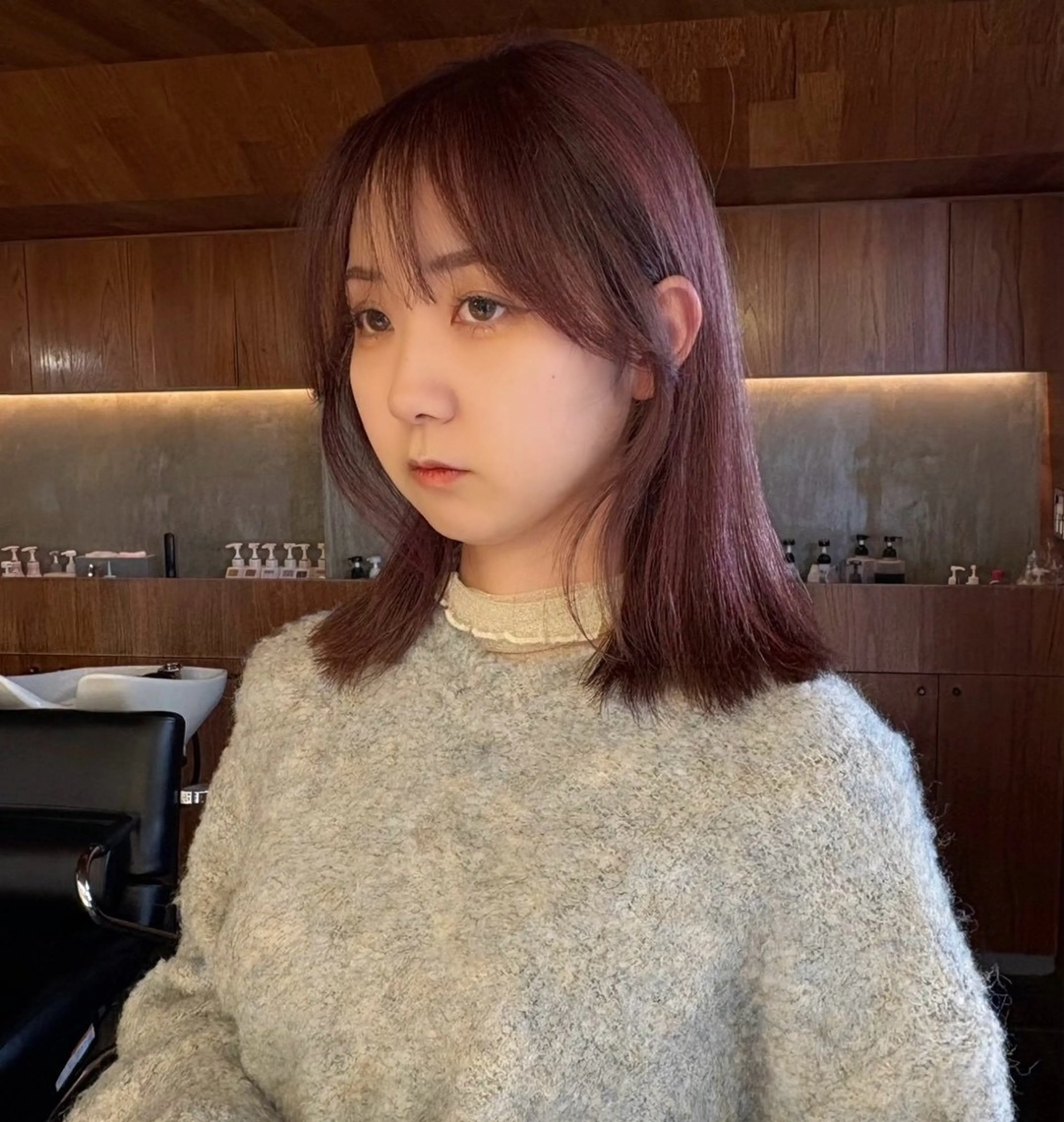 ミディアム カラー ヘアカラー 🎀仙台/艶カラー /暖色/ありさ🎀のヘアスタイル