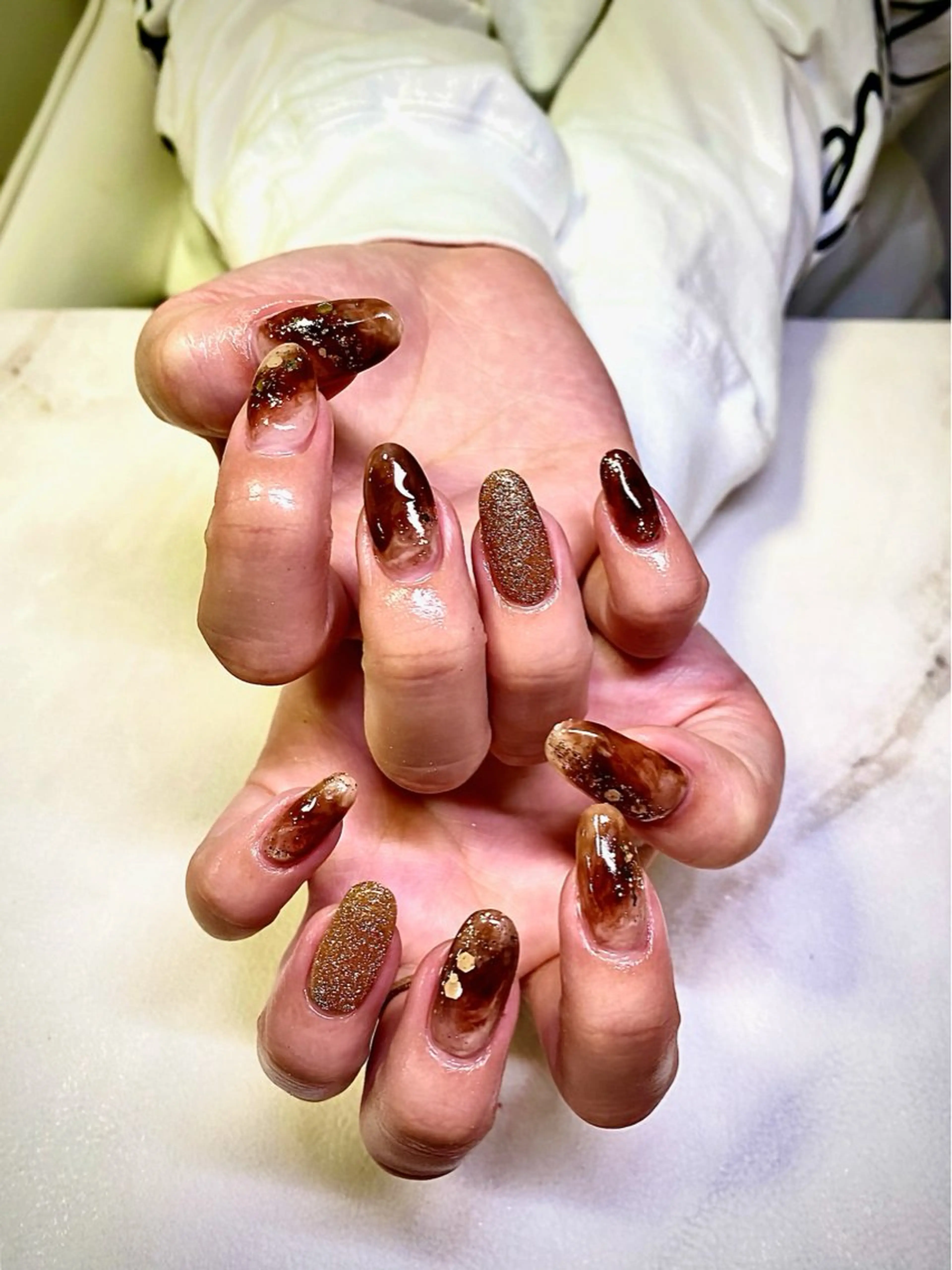 ネイル chiara  長さ出し/パラジェルのネイルデザイン