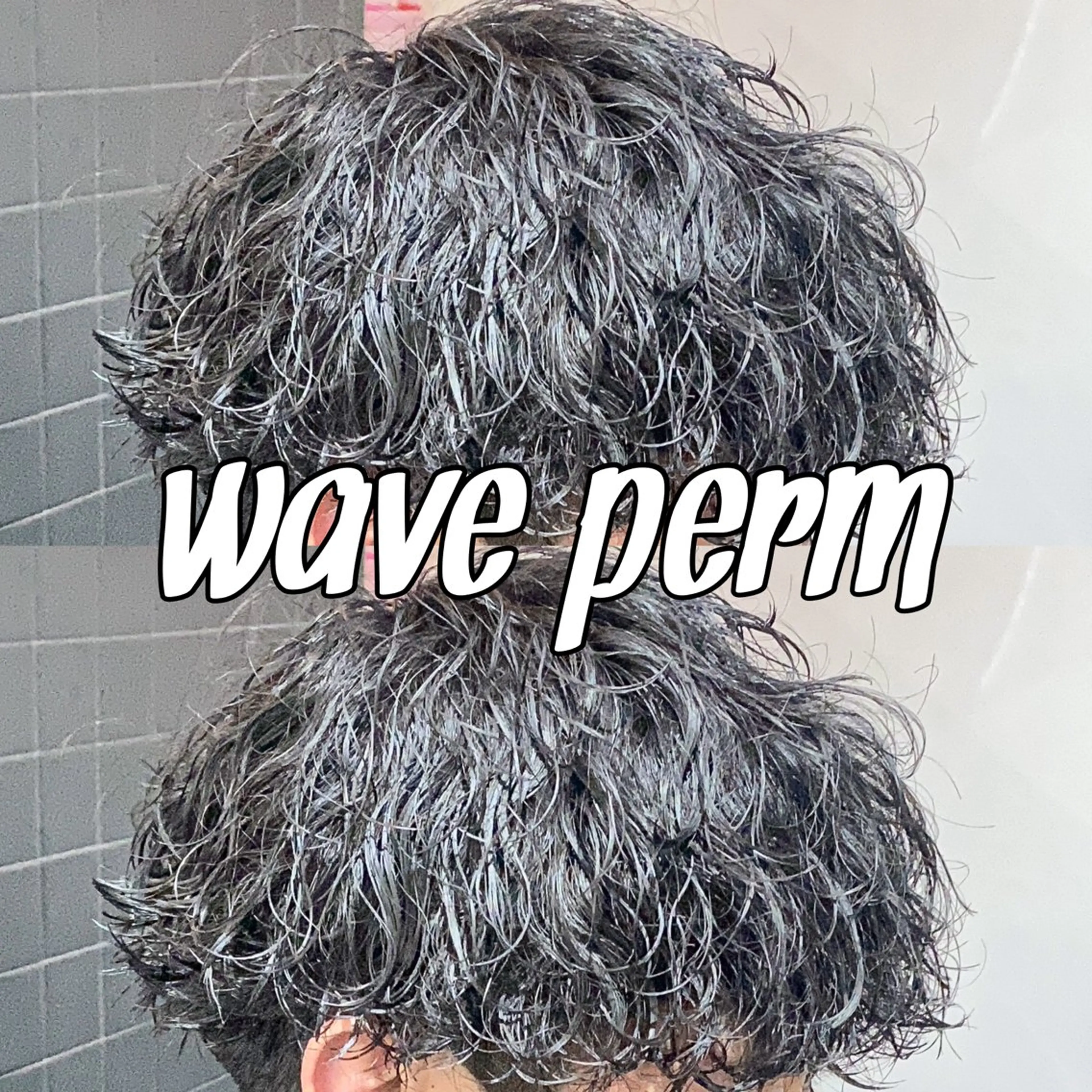 ショート パーマ メンズ パーマ/ダブルカラー ブリーチ⭐️海斗のヘアスタイル