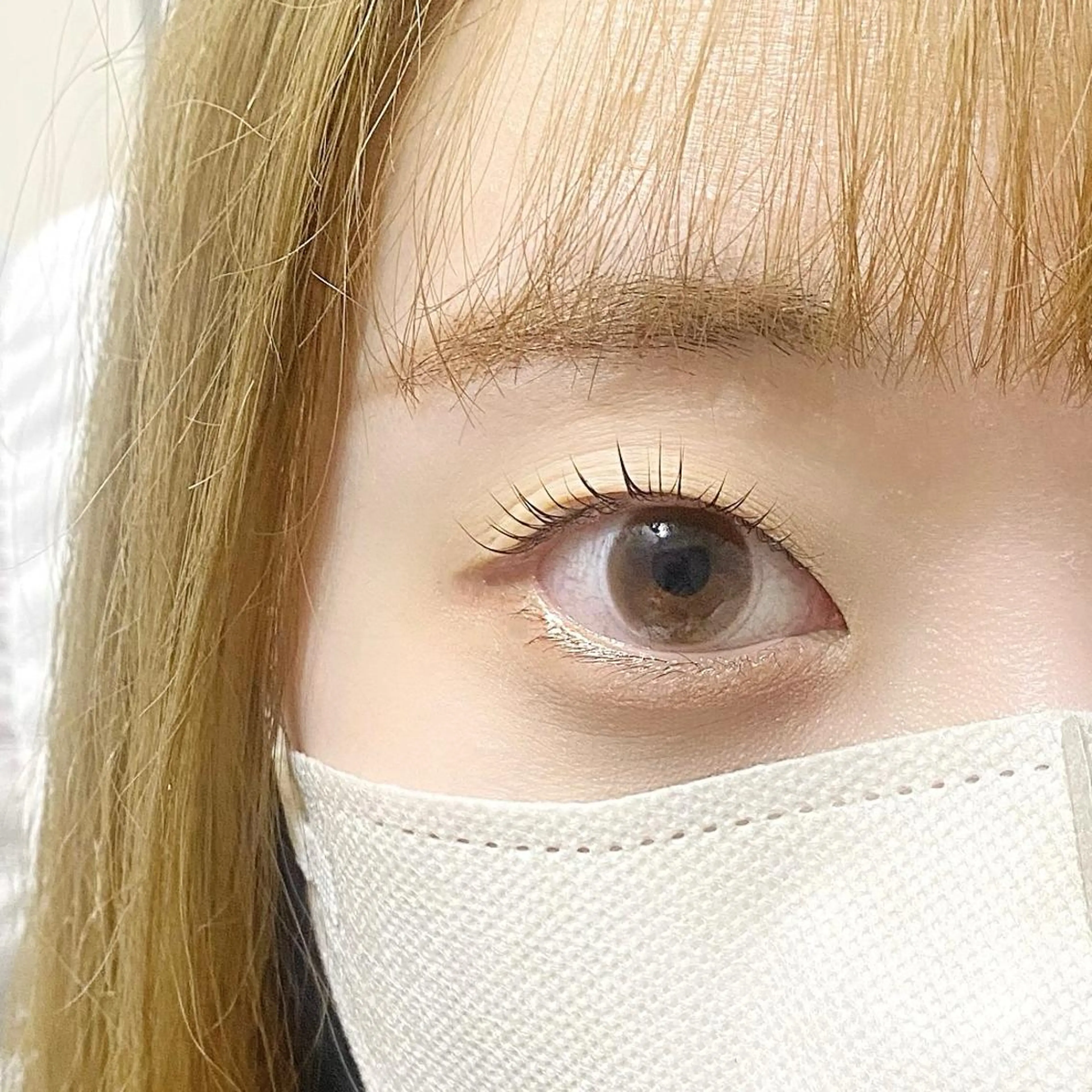 マツエク・マツパ フラットラッシュ パリジェンヌラッシュリフト 一重×まつ毛パーマ ボリュームラッシュ マツパ 束感パリジェンヌ上下 恵比寿ayakaのマツエク・マツパデザイン