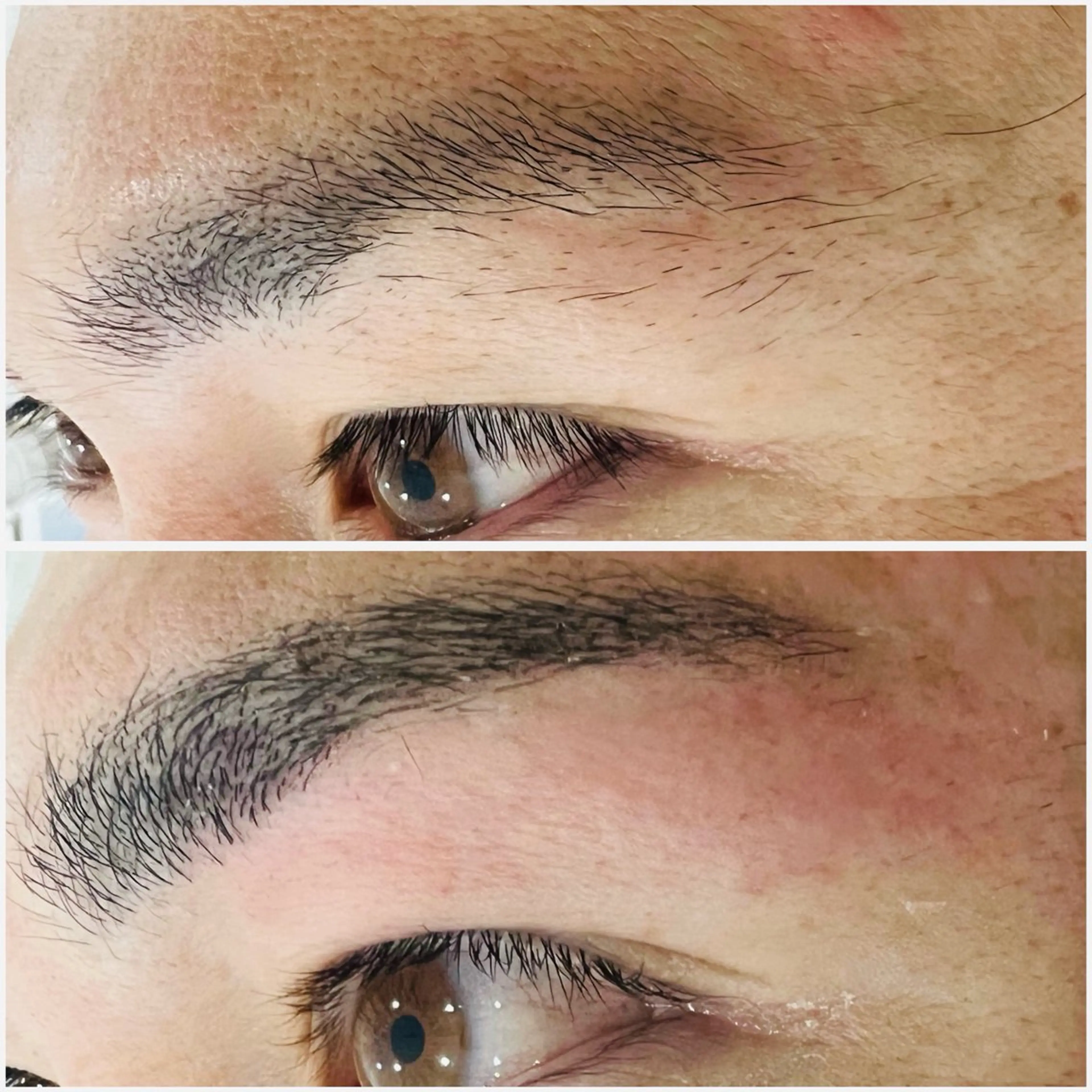 【男性リピーター】眉毛スタイリング🌿(ワックス🍯+毛抜き+間引き+メイク込み)+お好きなところ1箇所WAX💁♂️の写真