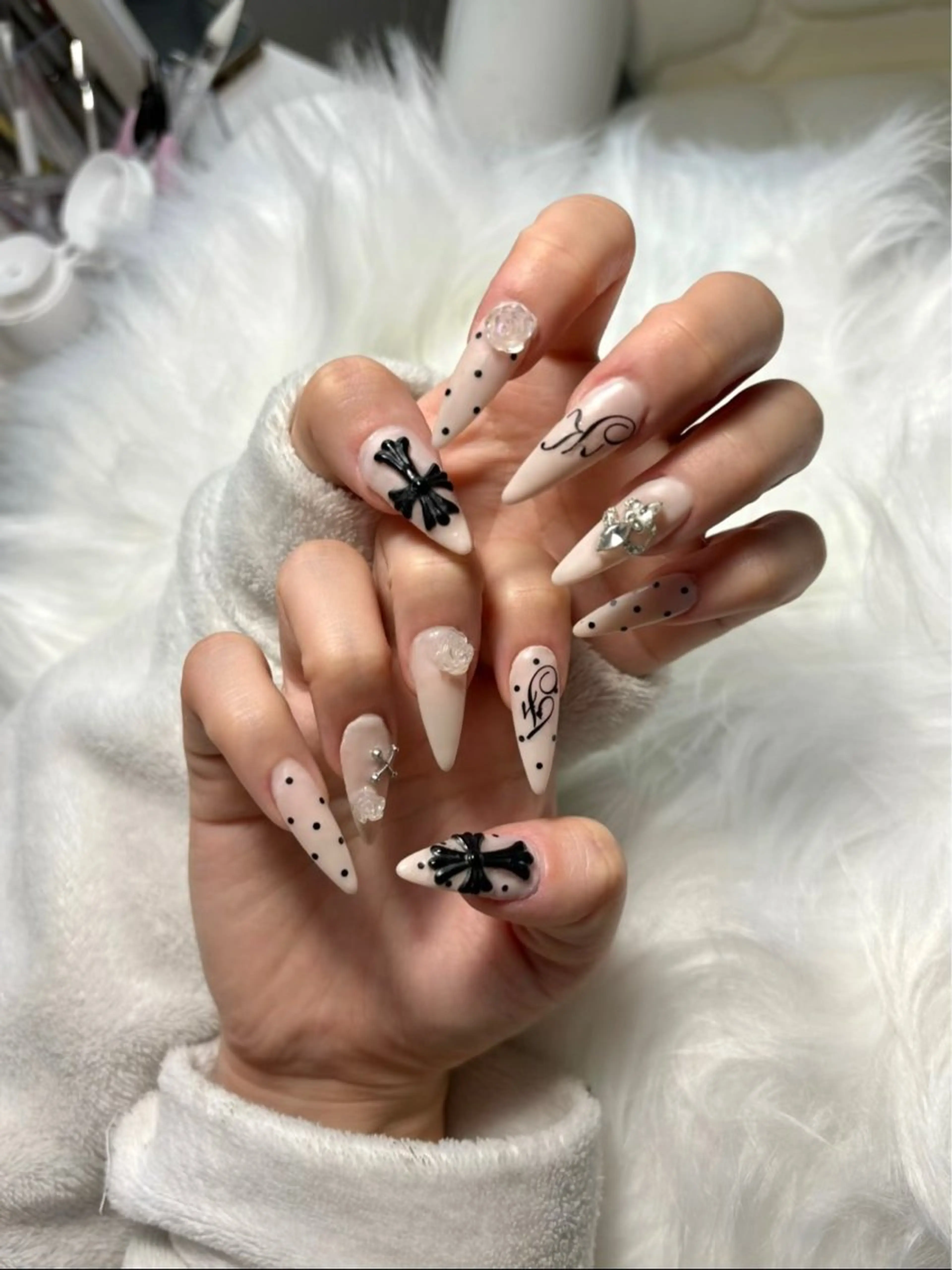 ネイル ワンホンネイル ハンドネイル 田川ネイル 17nailのネイルデザイン