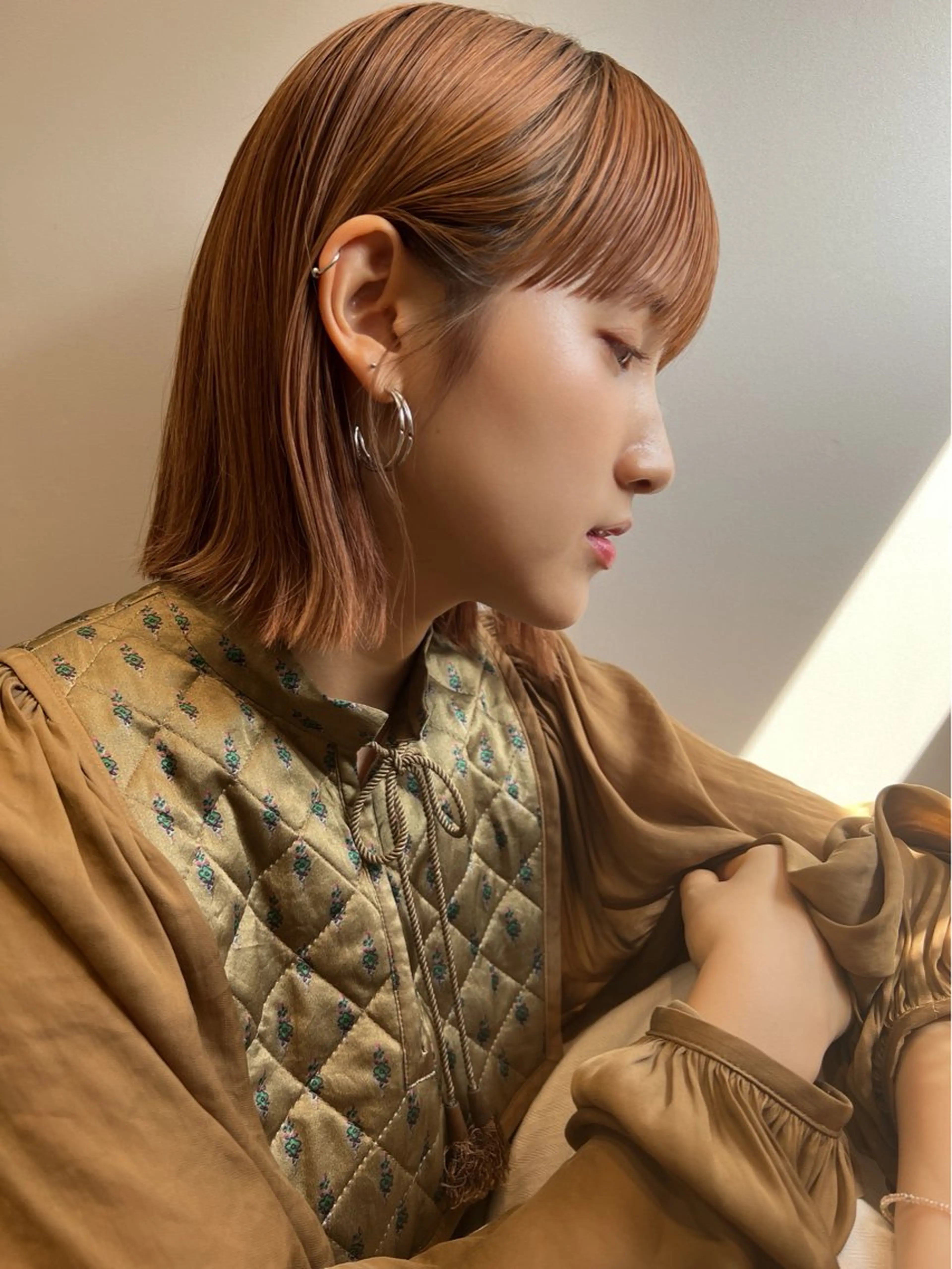 ショート カラー 朝楽スタイル🌼 千晶のヘアスタイル