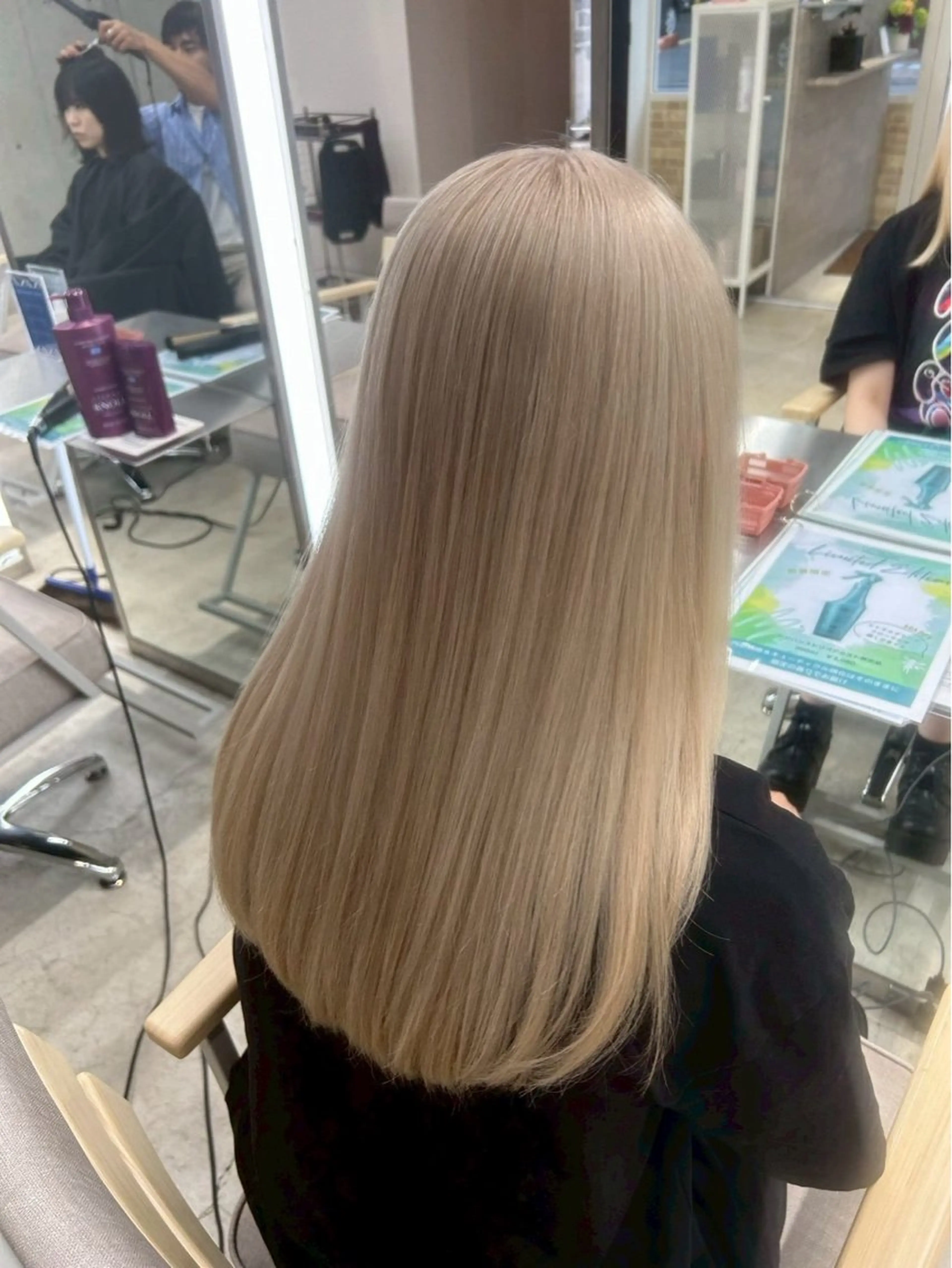 カラー カット ヘアカラー トリートメント 透明感🫧暖色カラー MIU💗のヘアスタイル