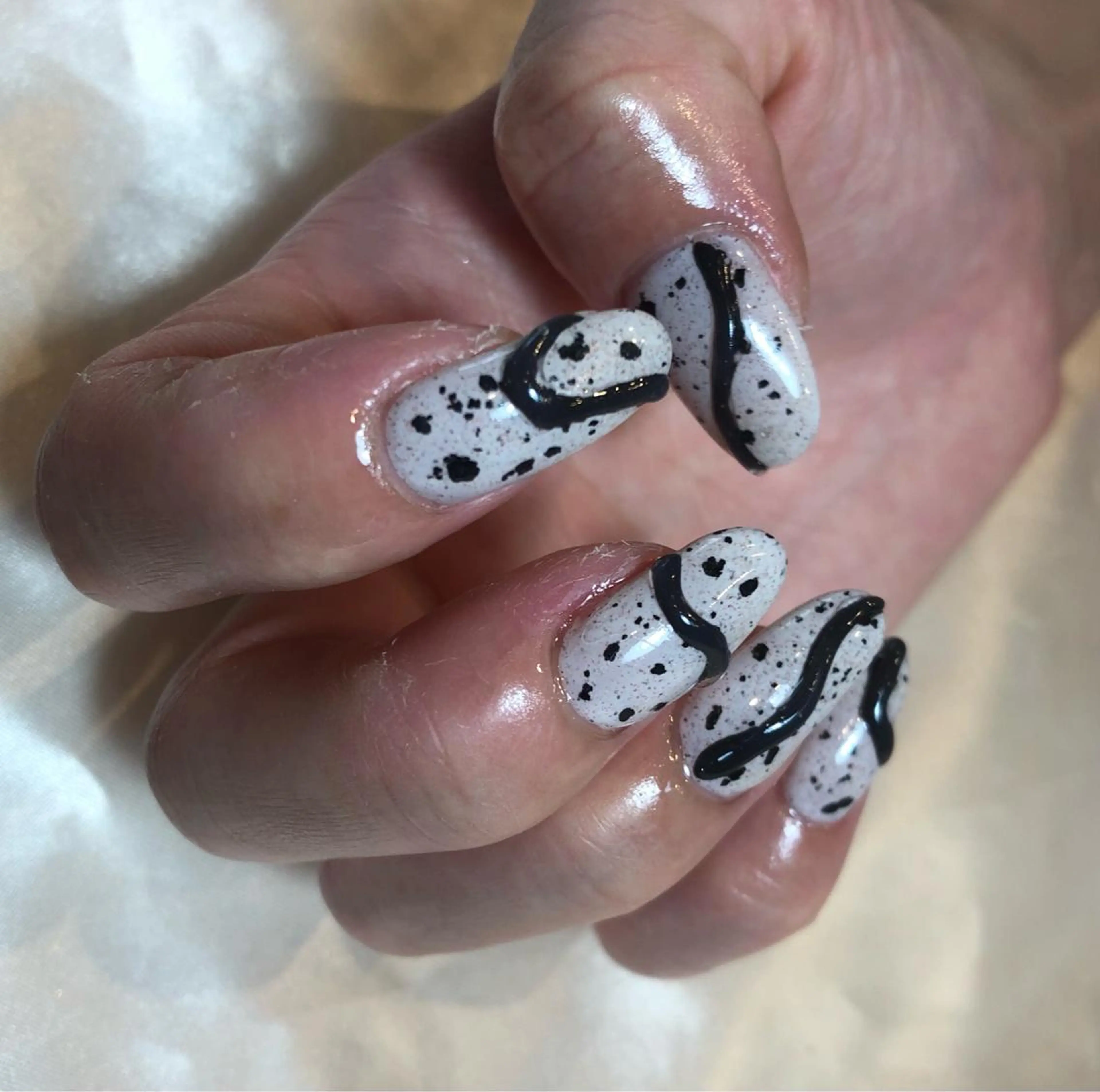 ネイル パラあり！フィルイン 美フォルムのネイルデザイン