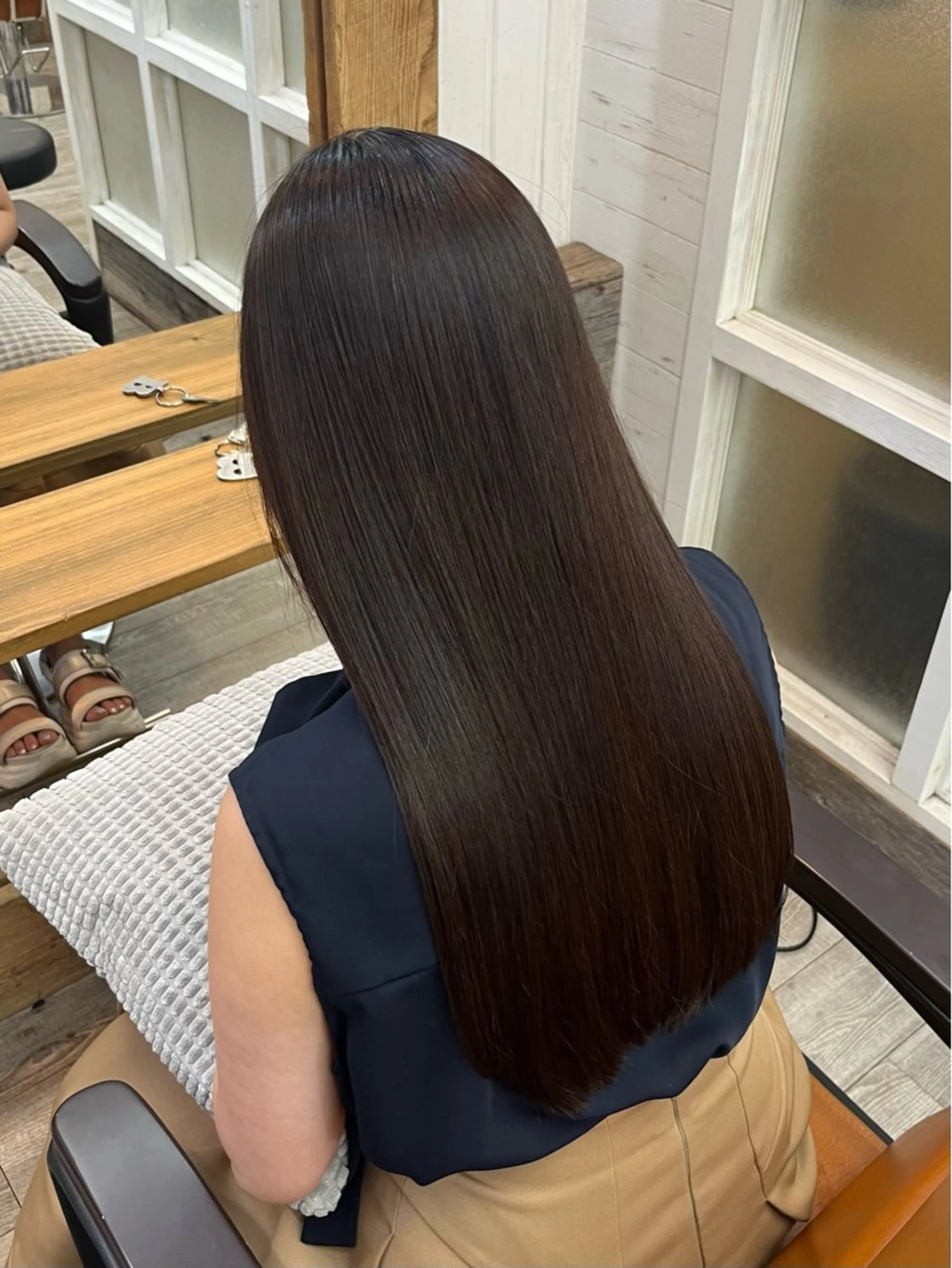 ロング カラー ブラウンカラー トリートメント ヘアカラー トリートメント 🦋レイヤー職人 猪瀬玲奈🦋のヘアスタイル