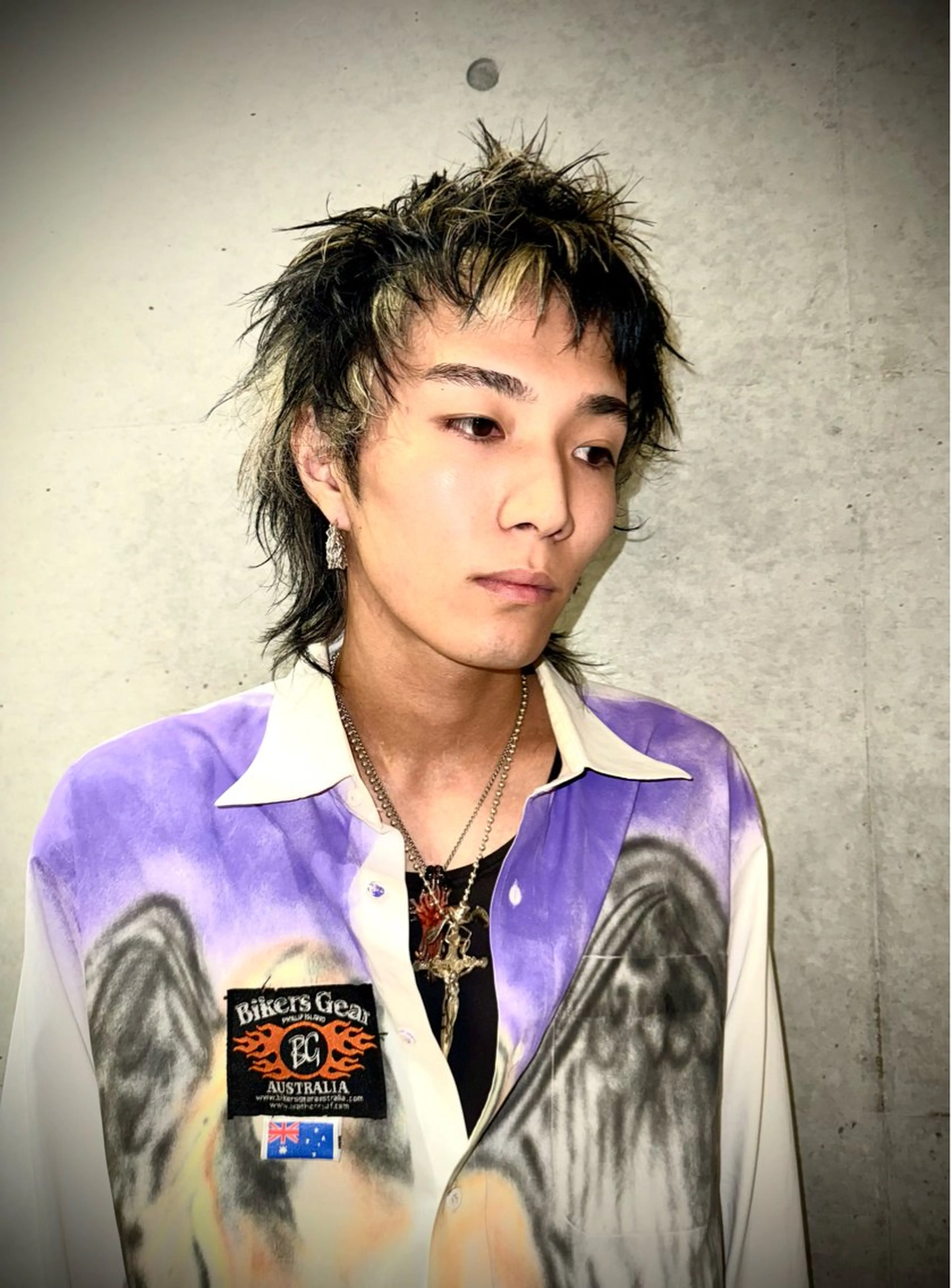 カラー メンズ デザインカラー⭐︎★ 🐆hyo🐆のヘアスタイル