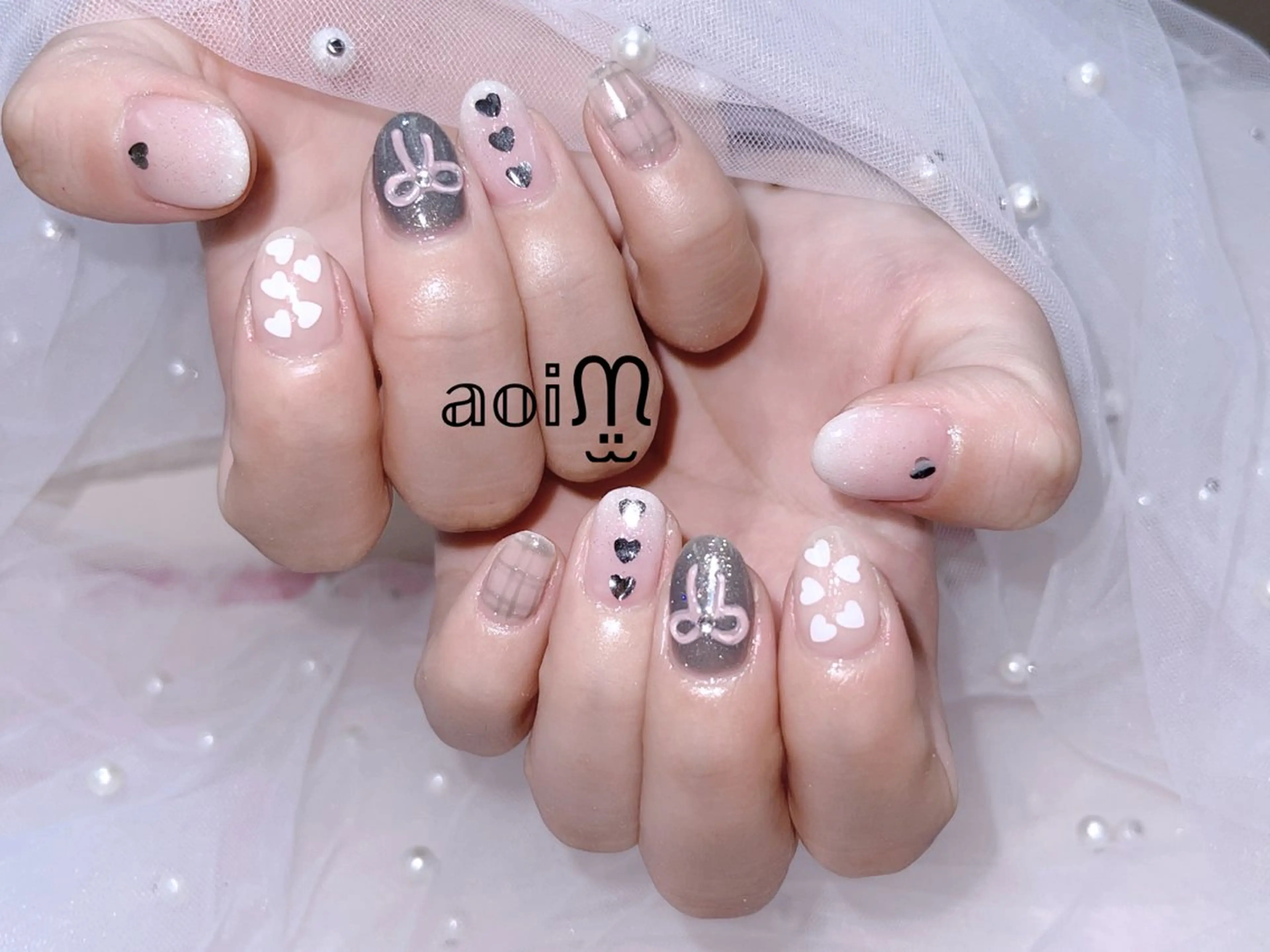 ネイル 葵うさぎ AIのネイルデザイン