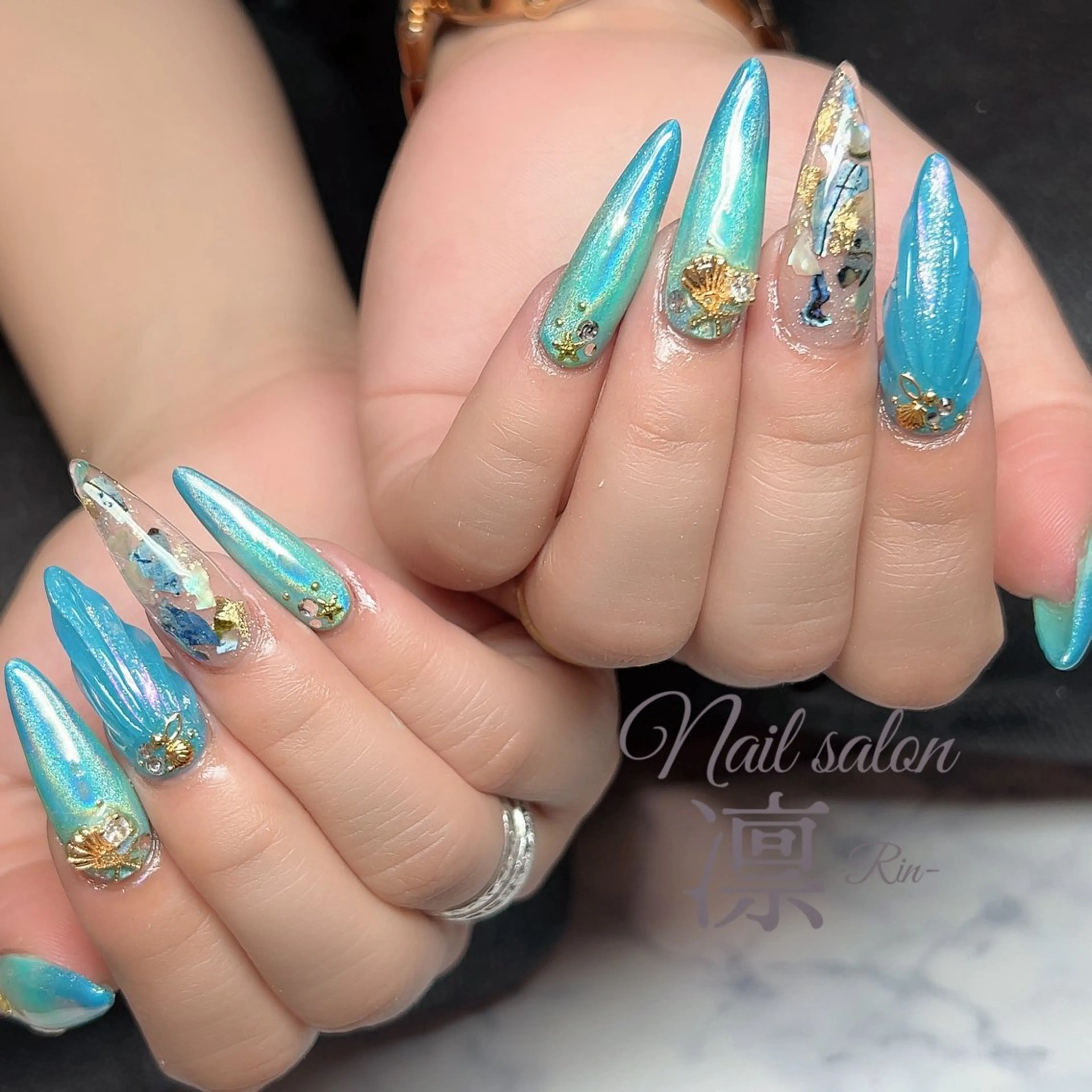 ネイル スカルプネイル private salon凛のネイルデザイン