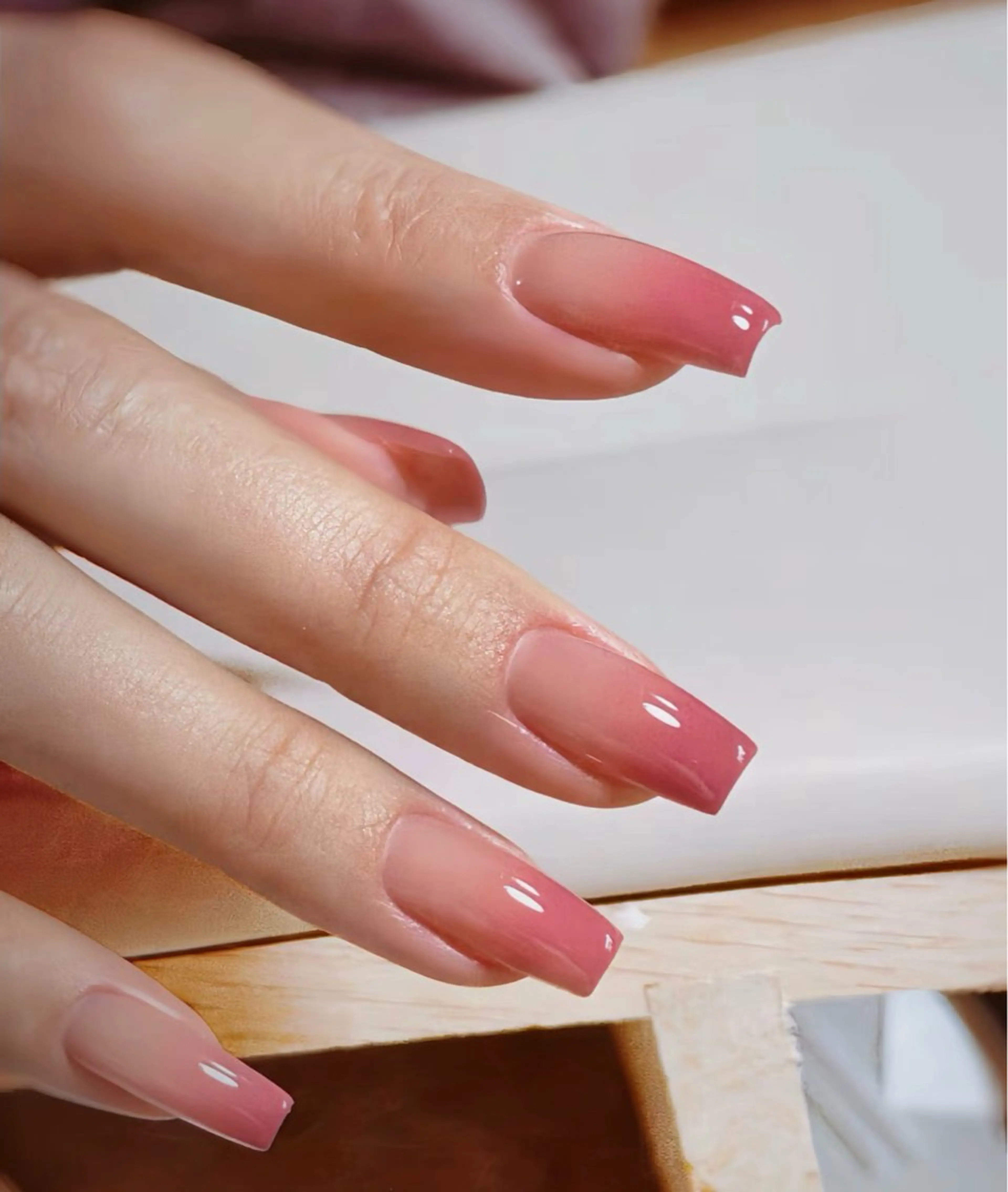 カラーグラデーション🌟【初回&自店オフ無料】パラジェル変更可能💎オフありの写真