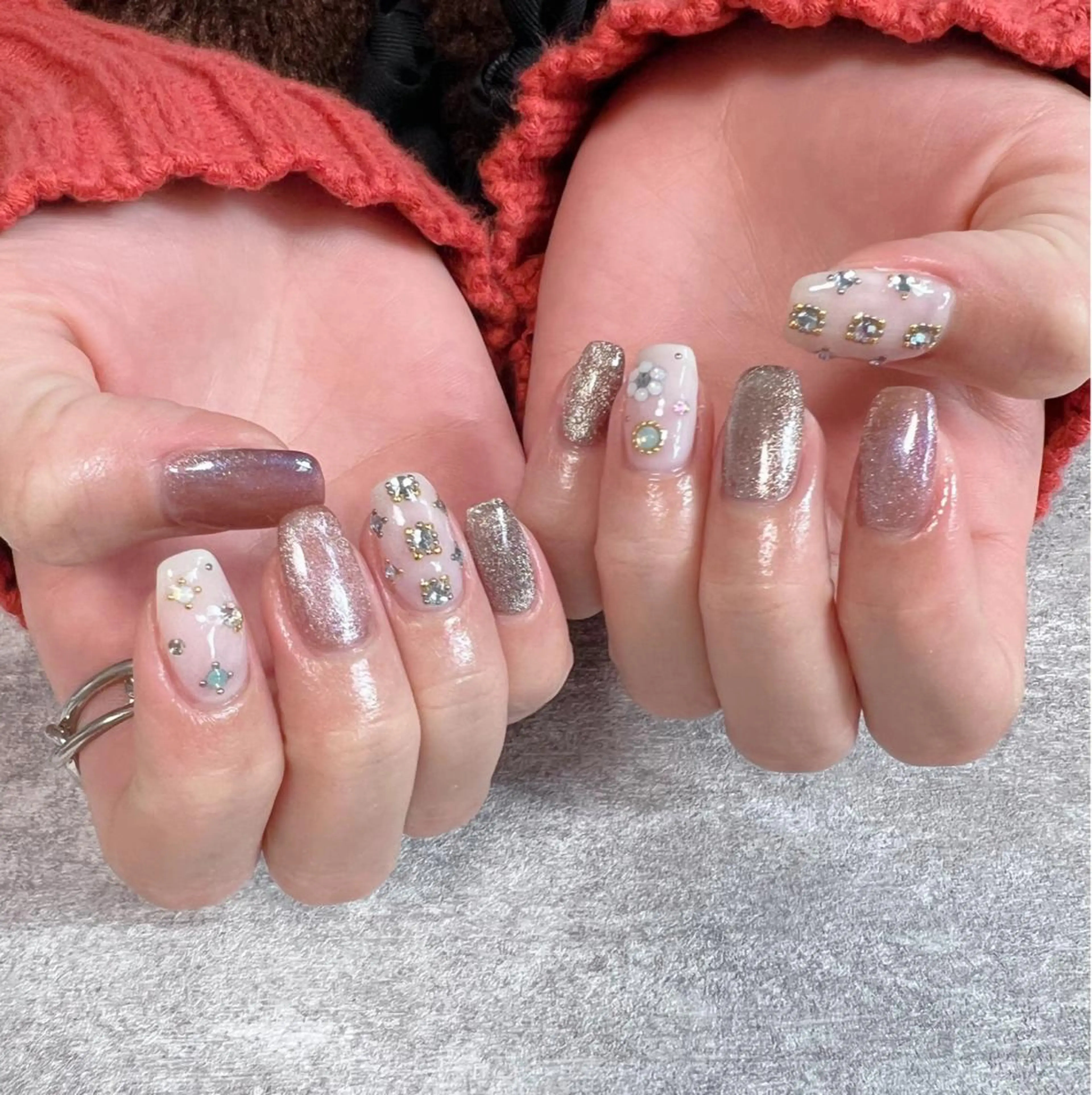 ネイル ハンドネイル 𝑺 𝒏𝒂𝒊𝒍✳︎のネイルデザイン