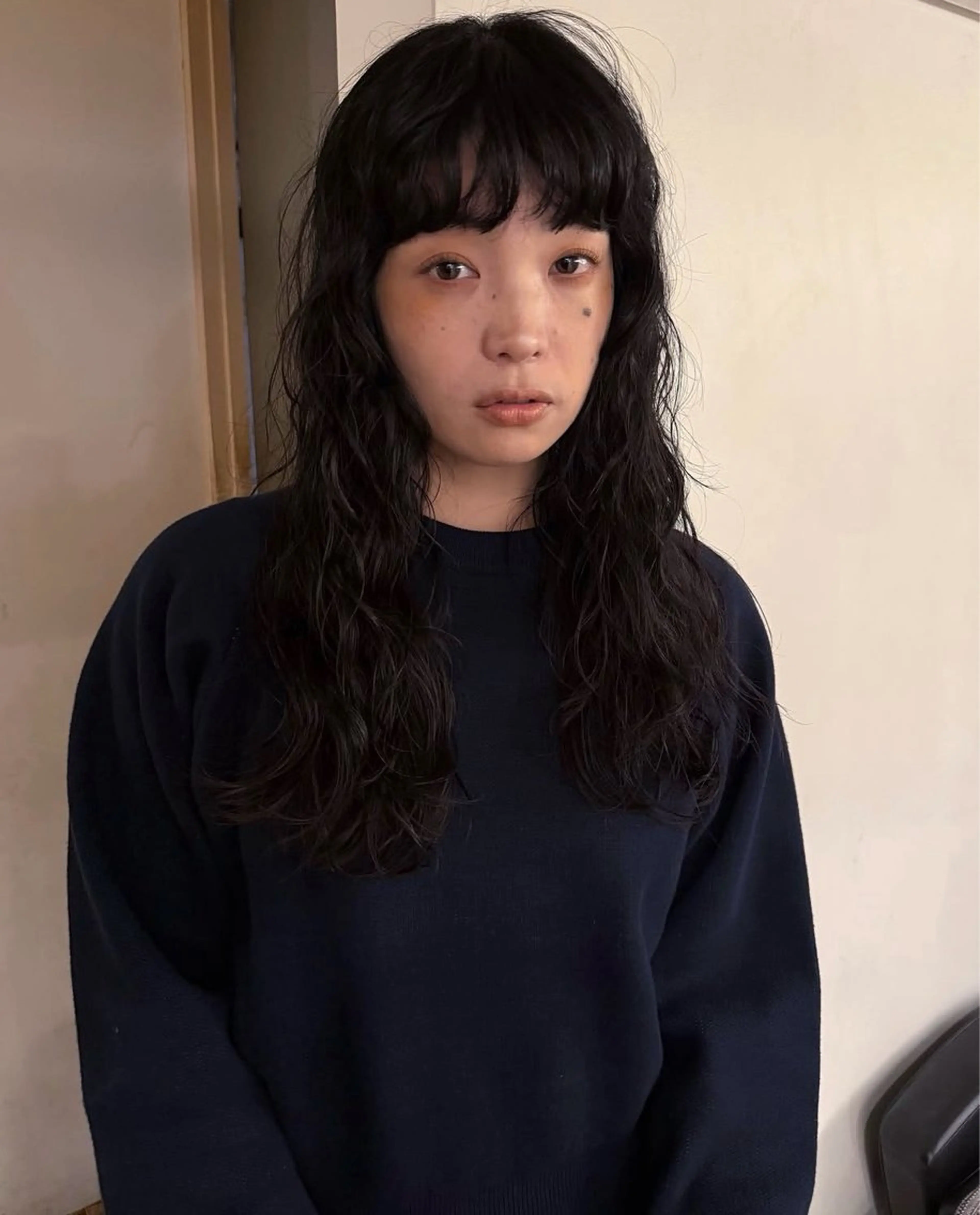 ロング パーマ カット パーマ ナチュラルパーマ🌀 あきとのヘアスタイル