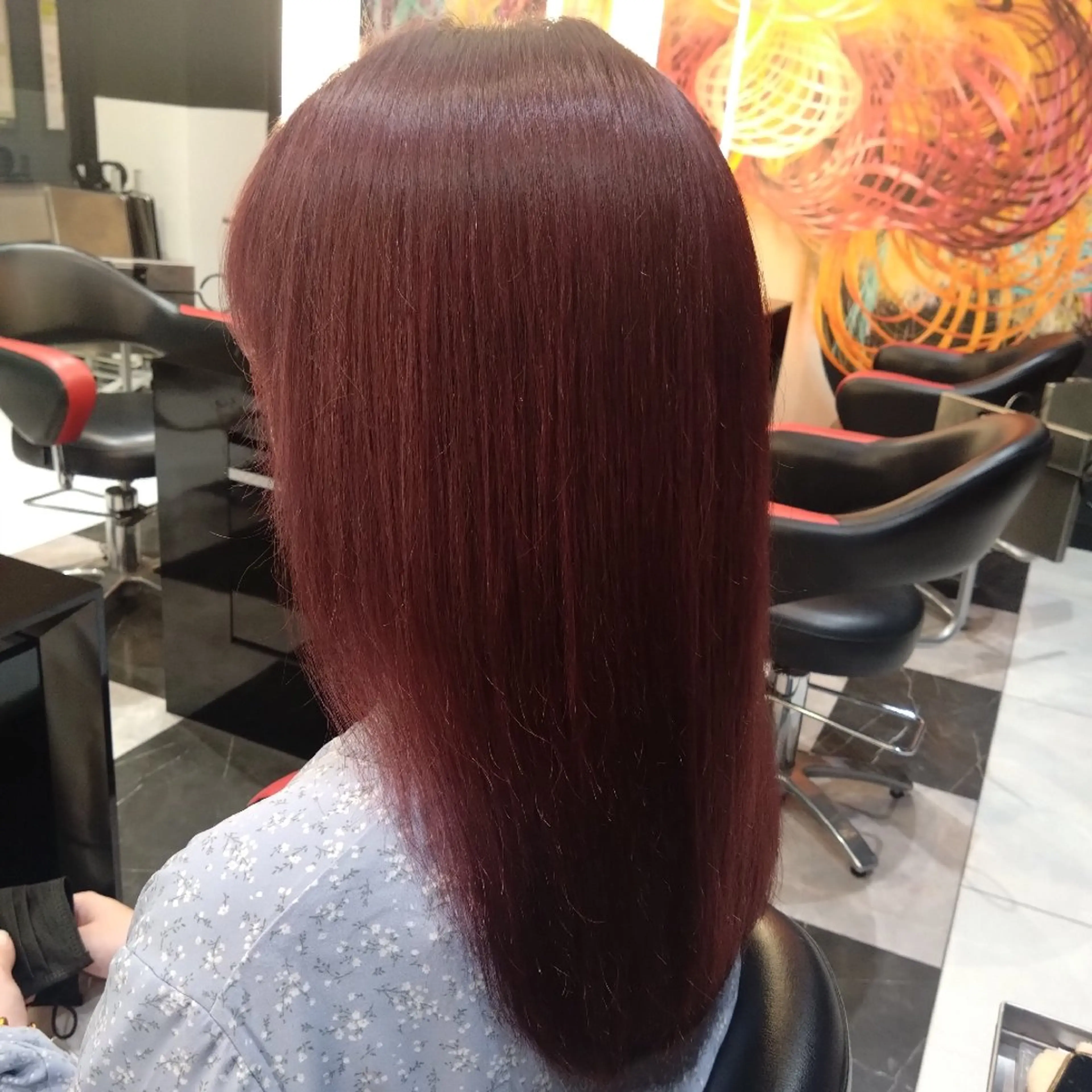 ミディアム ヘアカラー トリートメント ブリーチ/ヘアケア/ 艶髪/イギチハルのヘアスタイル