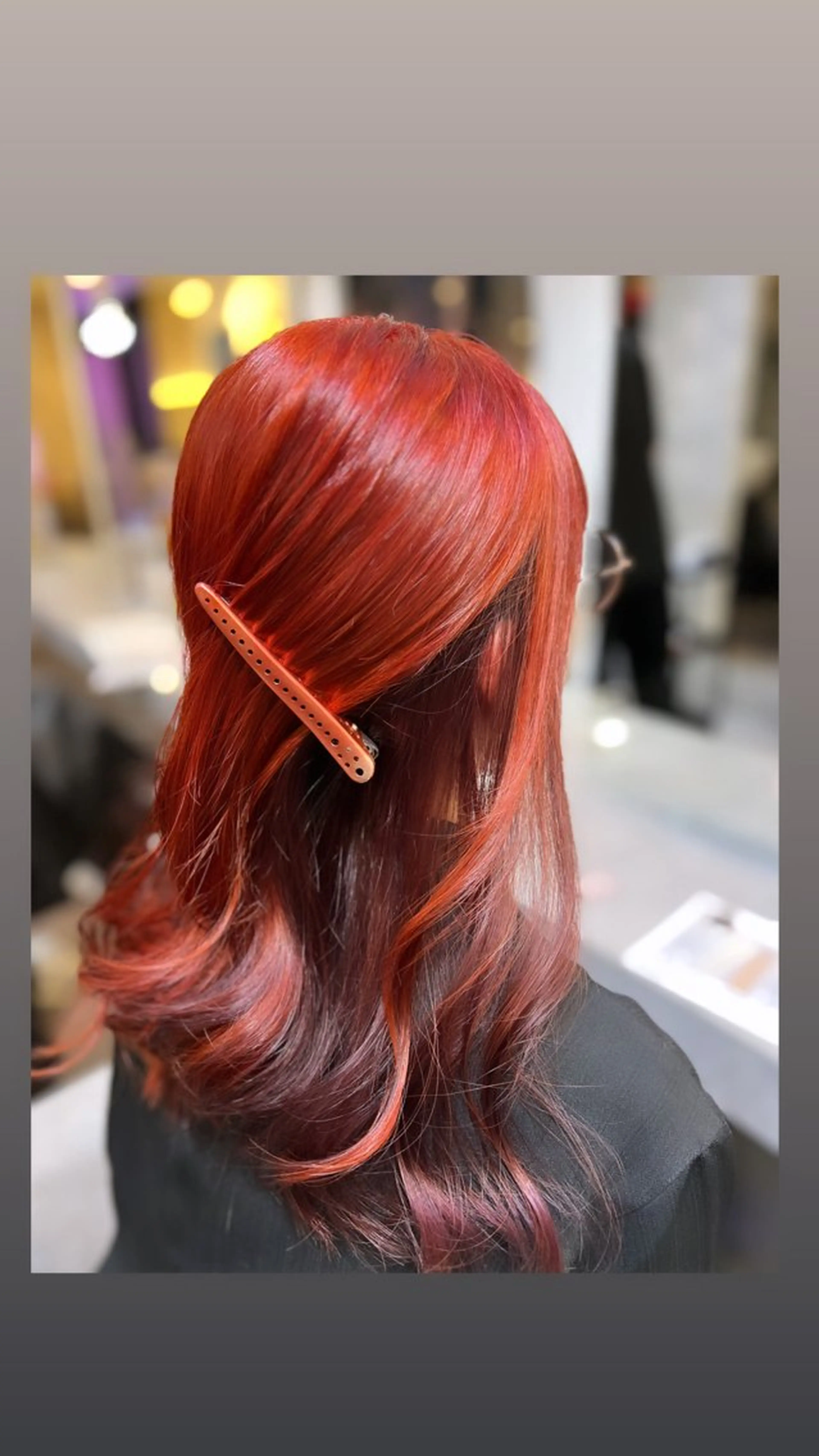 セミロング 💓Yuri💓 ハイトーン/デザインのヘアスタイル