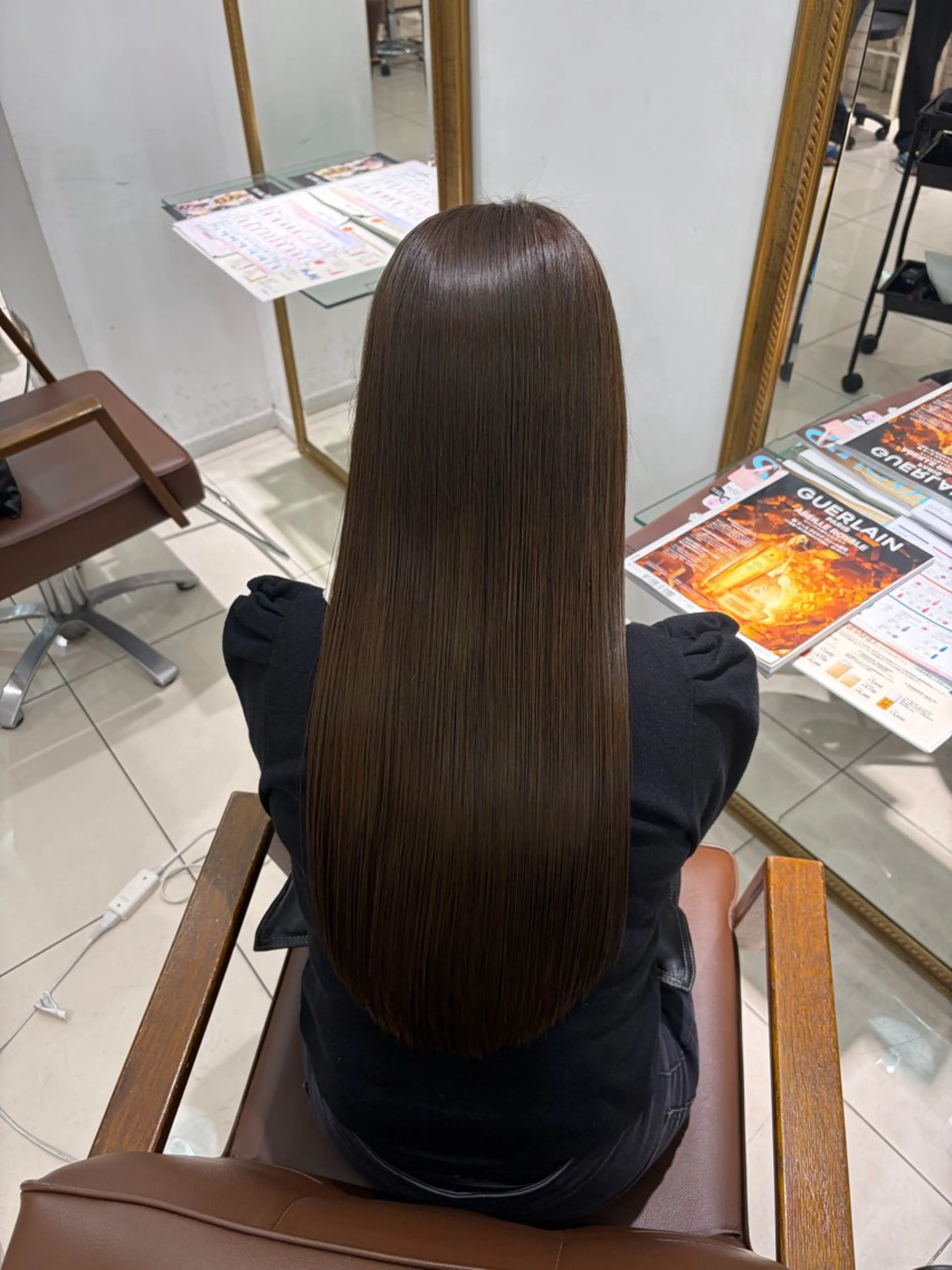 ロング カット ヘアカラー トリートメント 縮毛・髪質改善🩰 mai🐰ྀི🤍のヘアスタイル