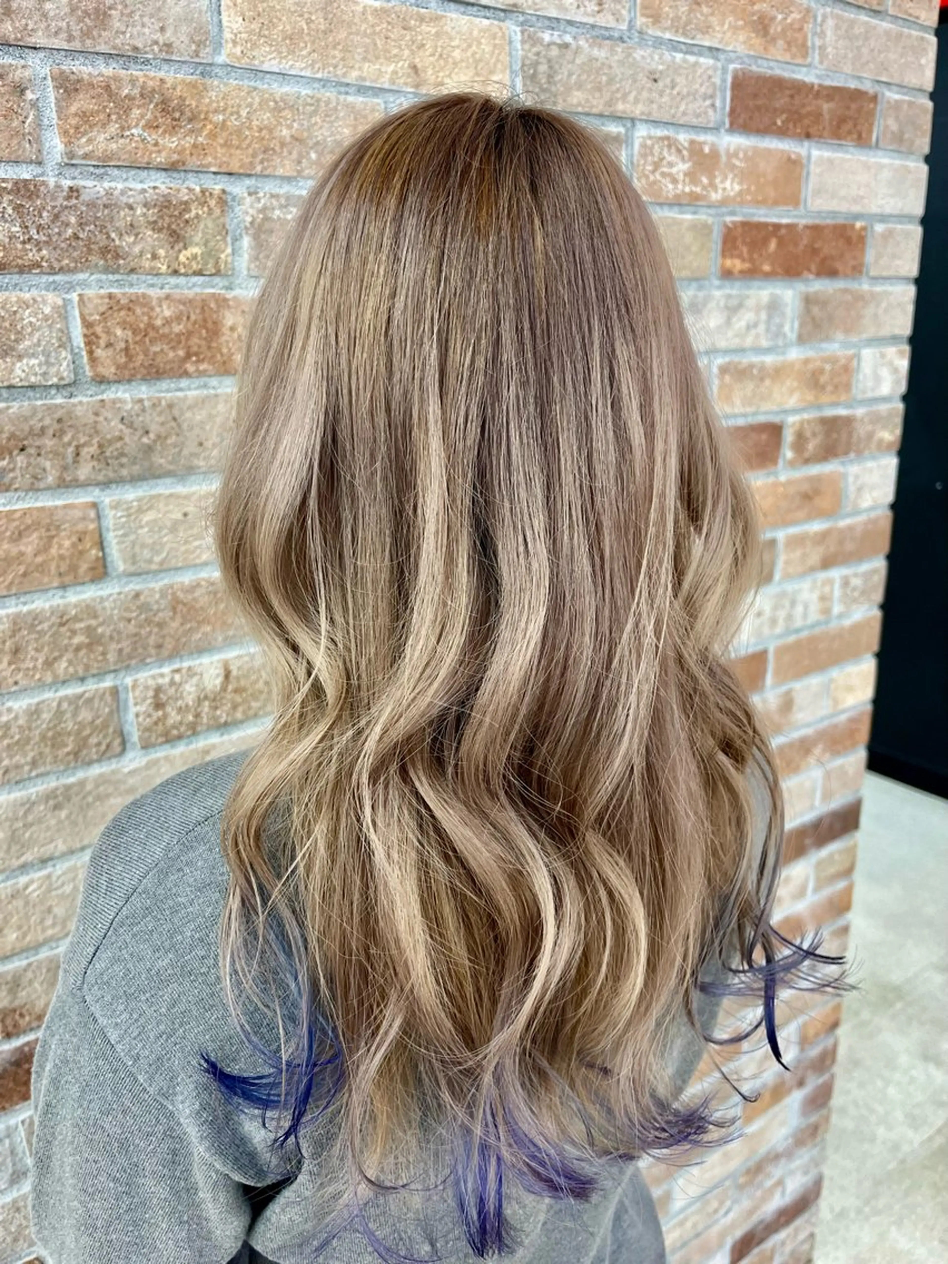 ロング カラー メンズカット／パーマ 牛尾丈のヘアスタイル