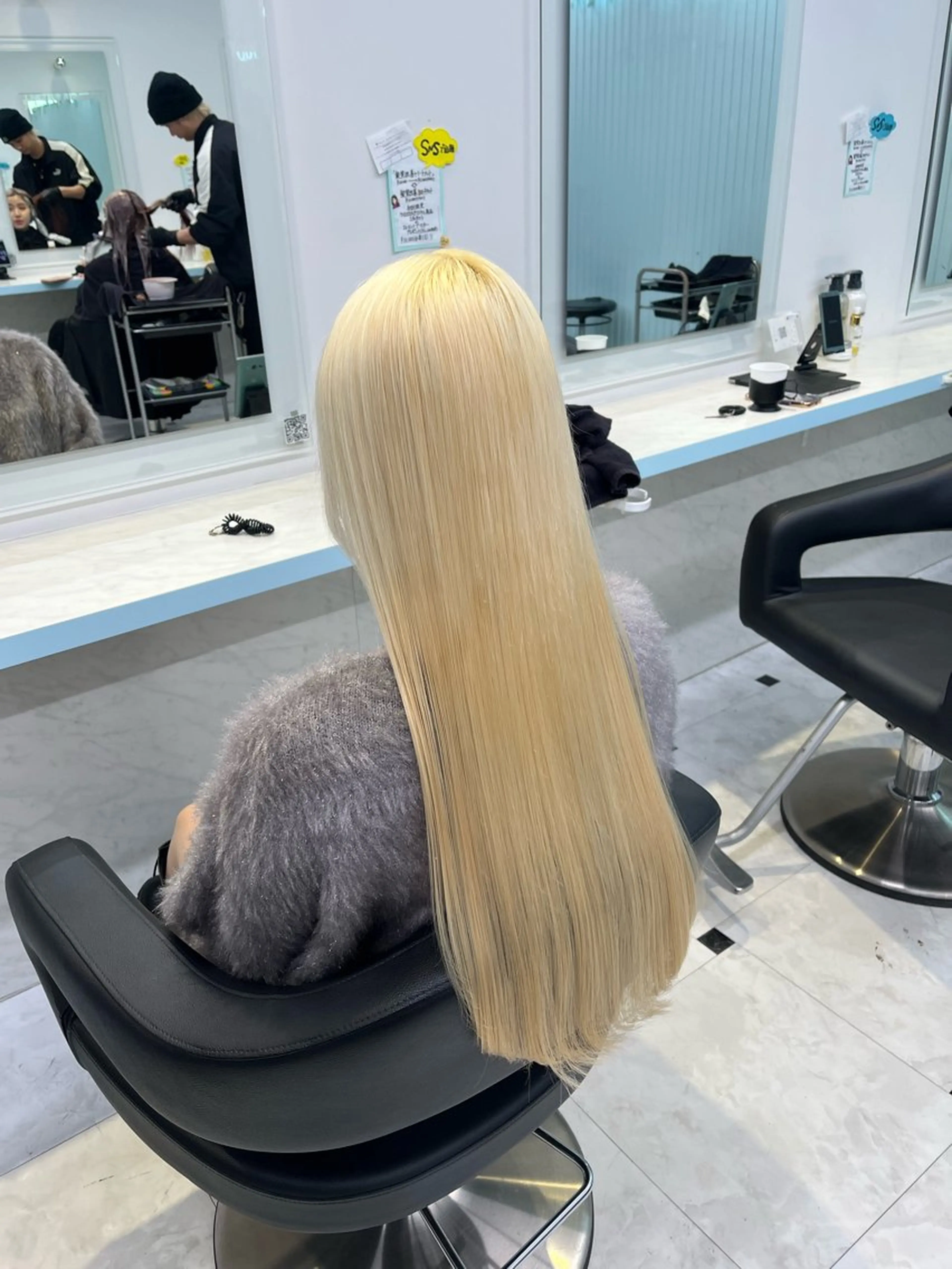 ロング カラー ヘアカラー トリートメント ブリーチカラー 🩵MIZUKIのヘアスタイル