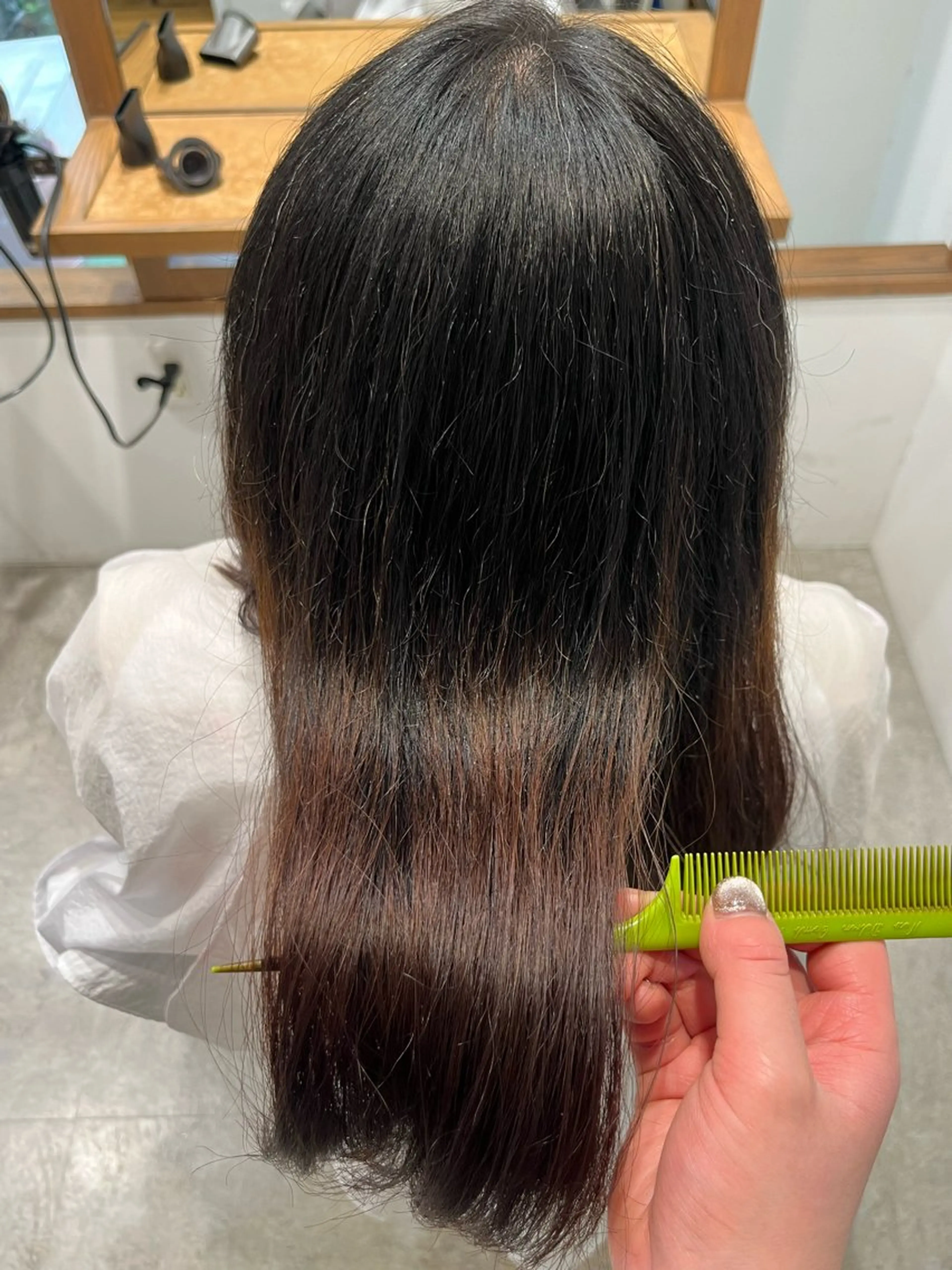 セミロング トリートメント トリートメント 無料カットモデル‪✨ ✂️Nanami🌷のヘアスタイル