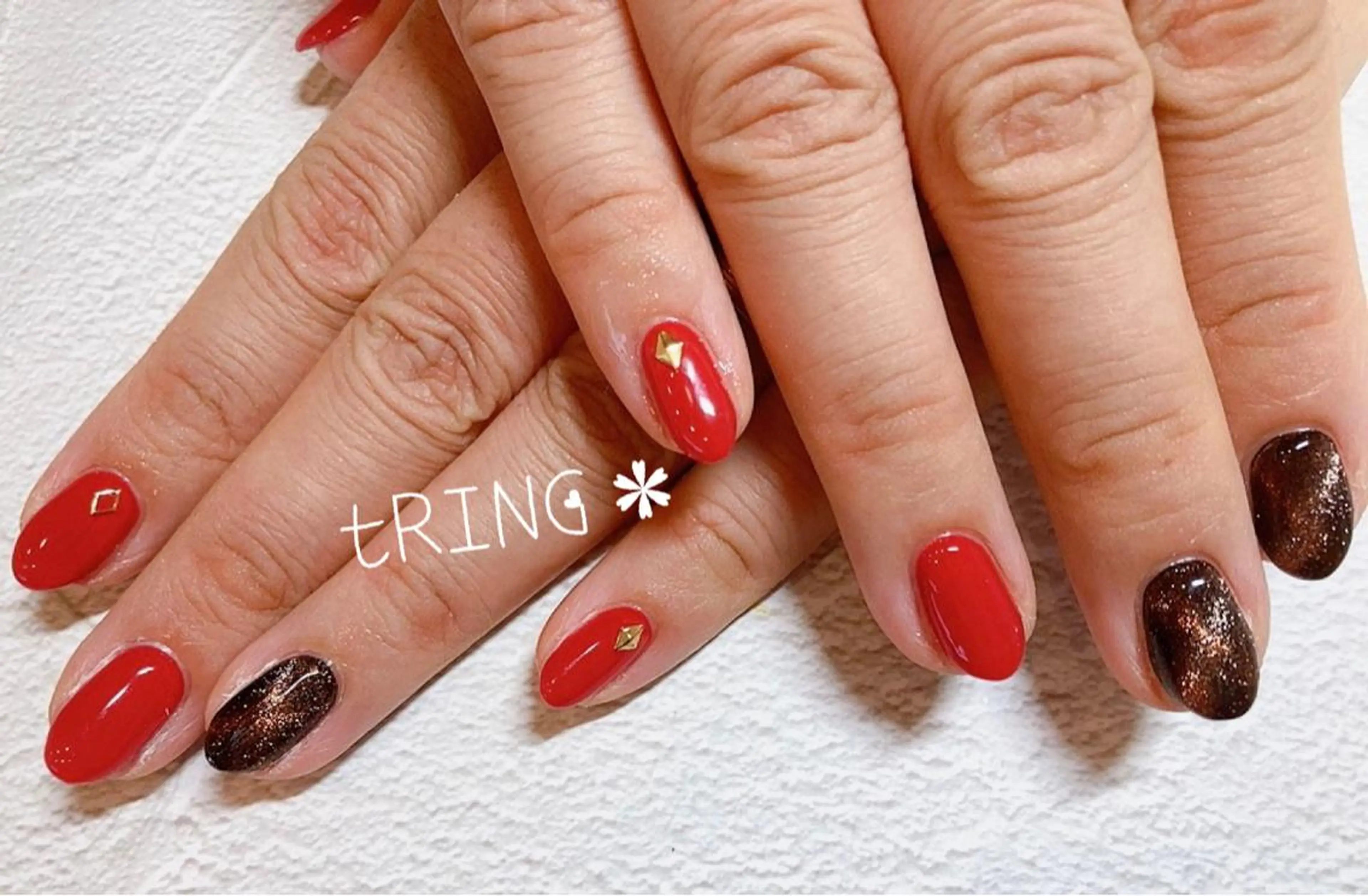 ネイル ハンドネイル tRING* しいの木台のネイルデザイン