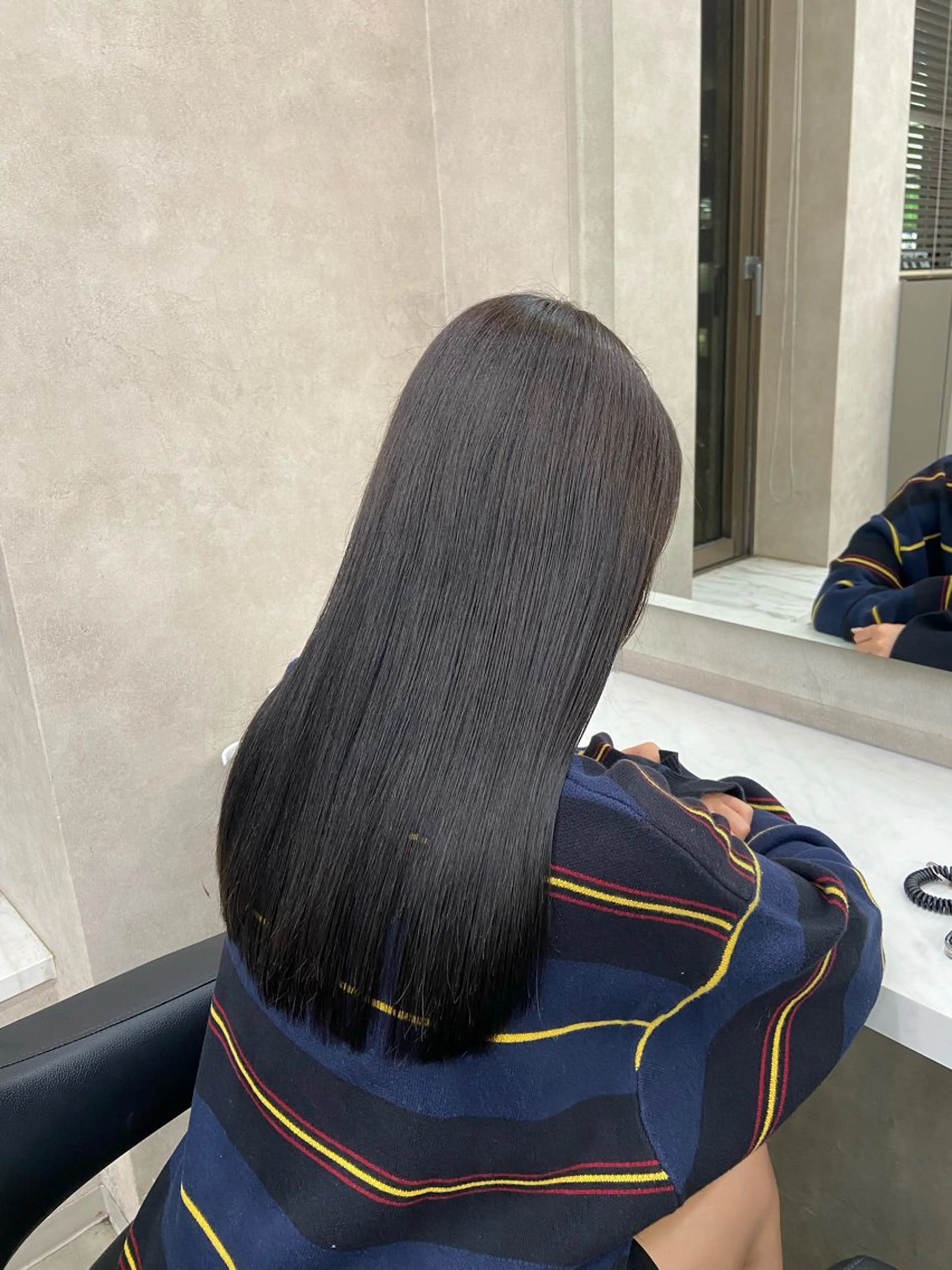 セミロング カラー ヘアアレンジ Over hair_ misakiのヘアスタイル