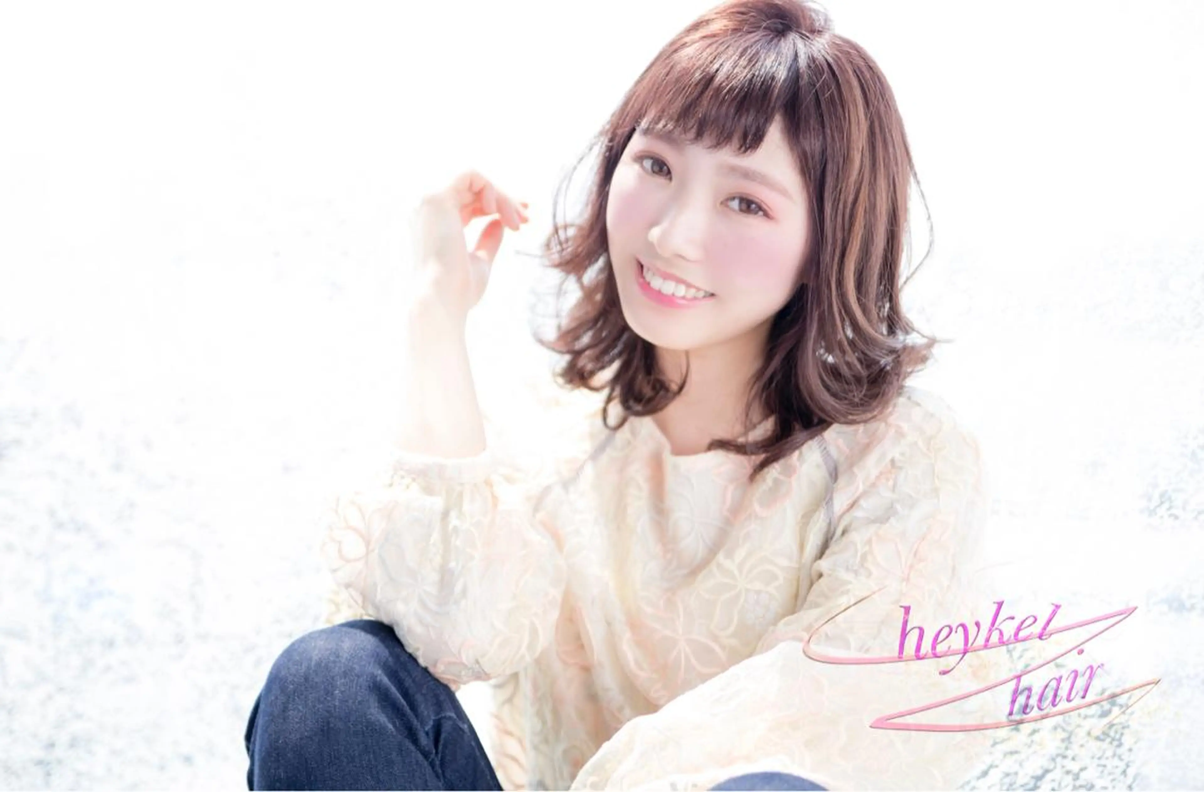 ミディアム カラー Re:ta Hair 飯田淳平のヘアスタイル