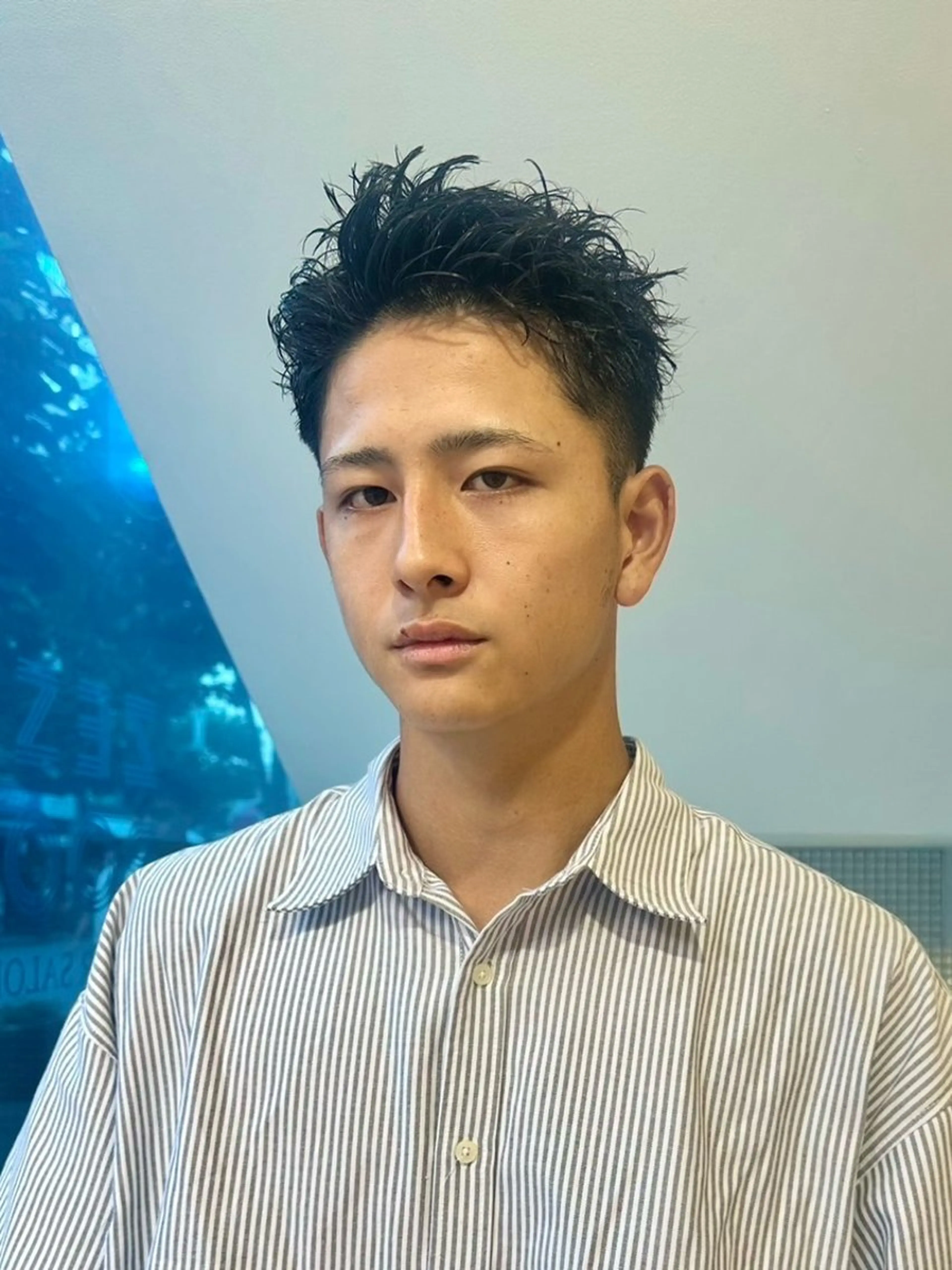 ショート メンズ スパイキーショート ショートヘア メンズパーマ 新宿 yudaiのヘアスタイル