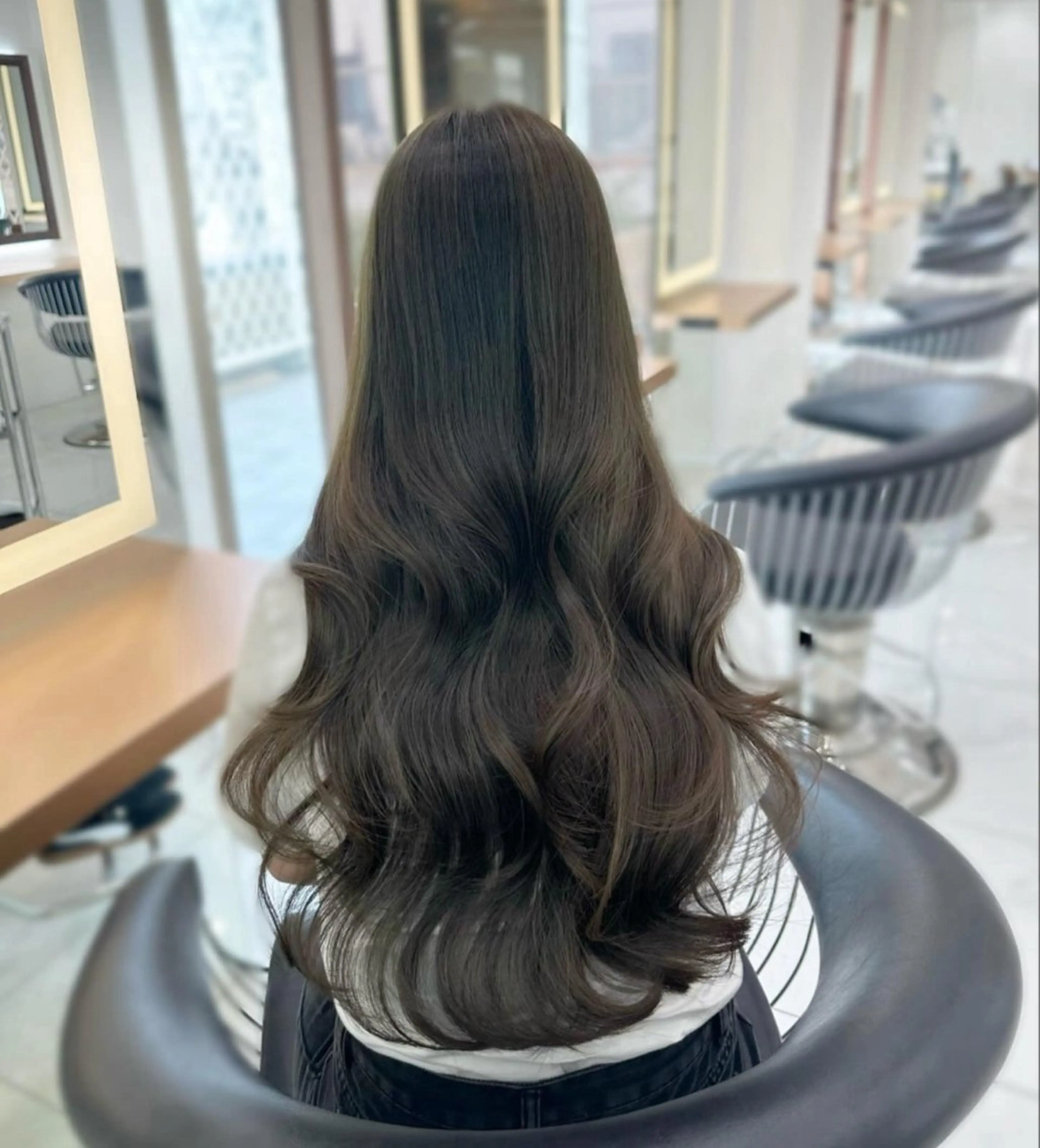 ロング カラー 透明感カラー 菅野 心悠/メンズヘアのヘアスタイル