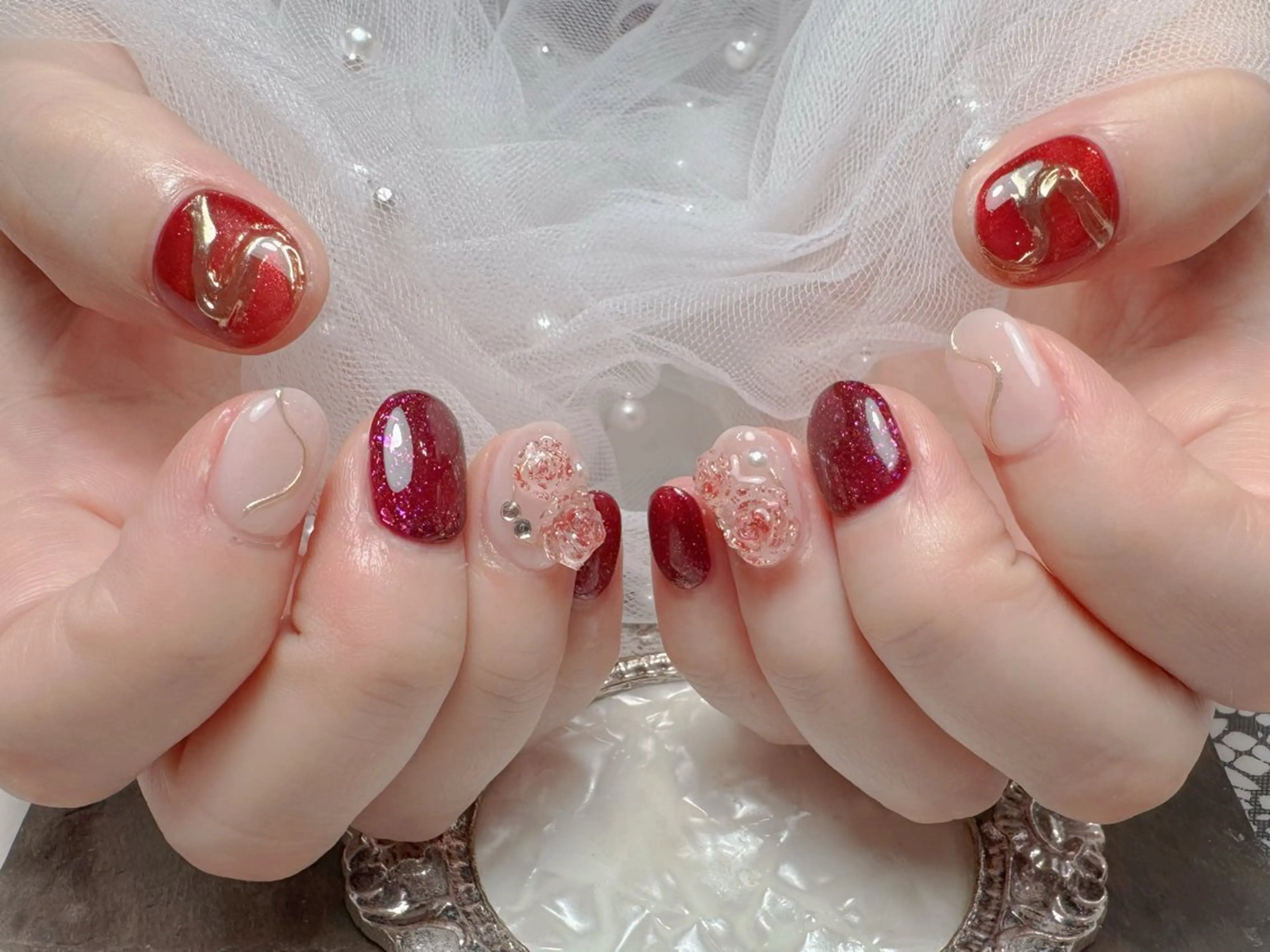 ネイル ハンドネイル マジックミラー所属・マジック ミラーのネイルデザイン