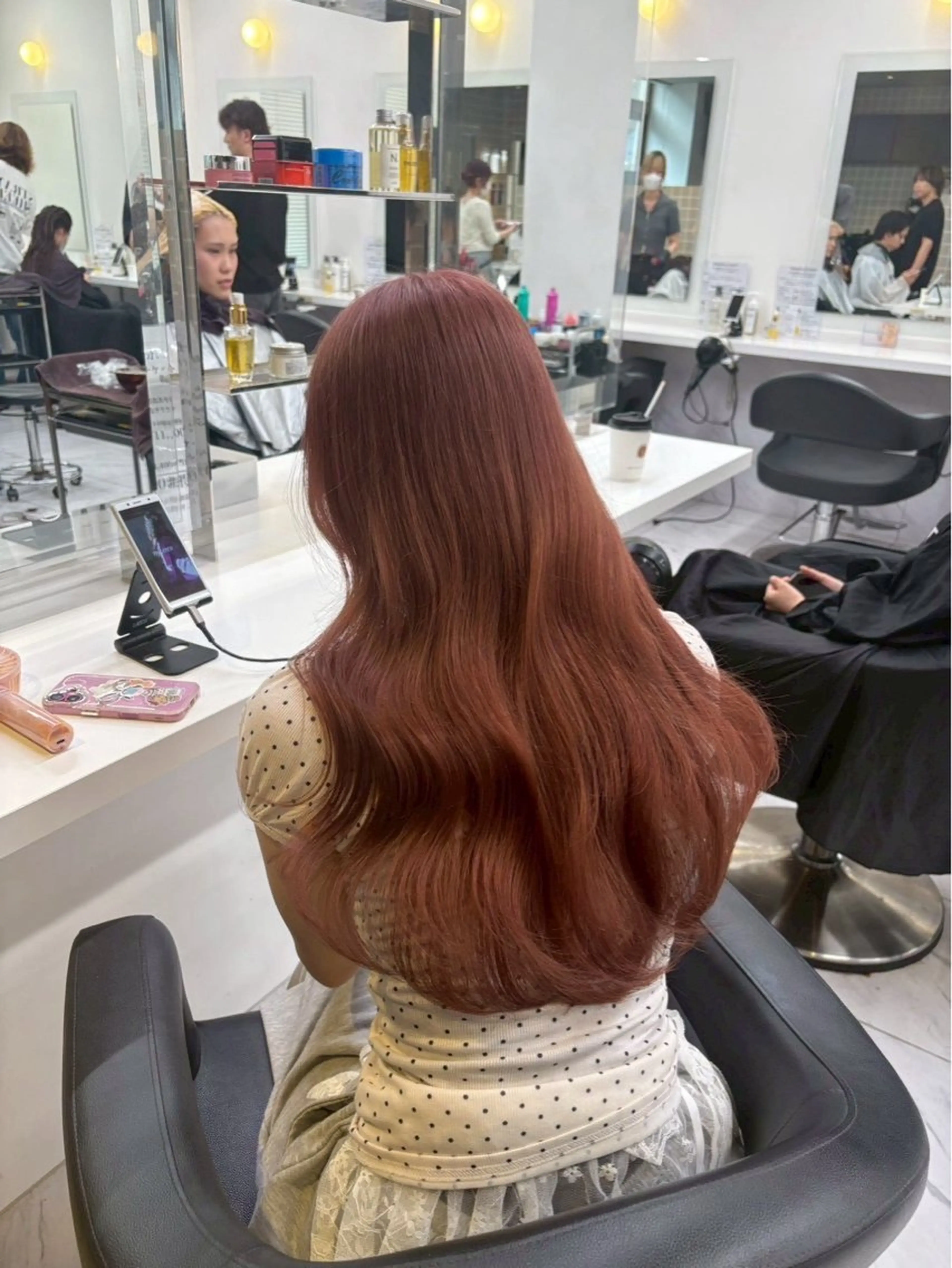 ロング カラー ヘアカラー トリートメント 🫧暖色カラー🫧/ Masaruのヘアスタイル