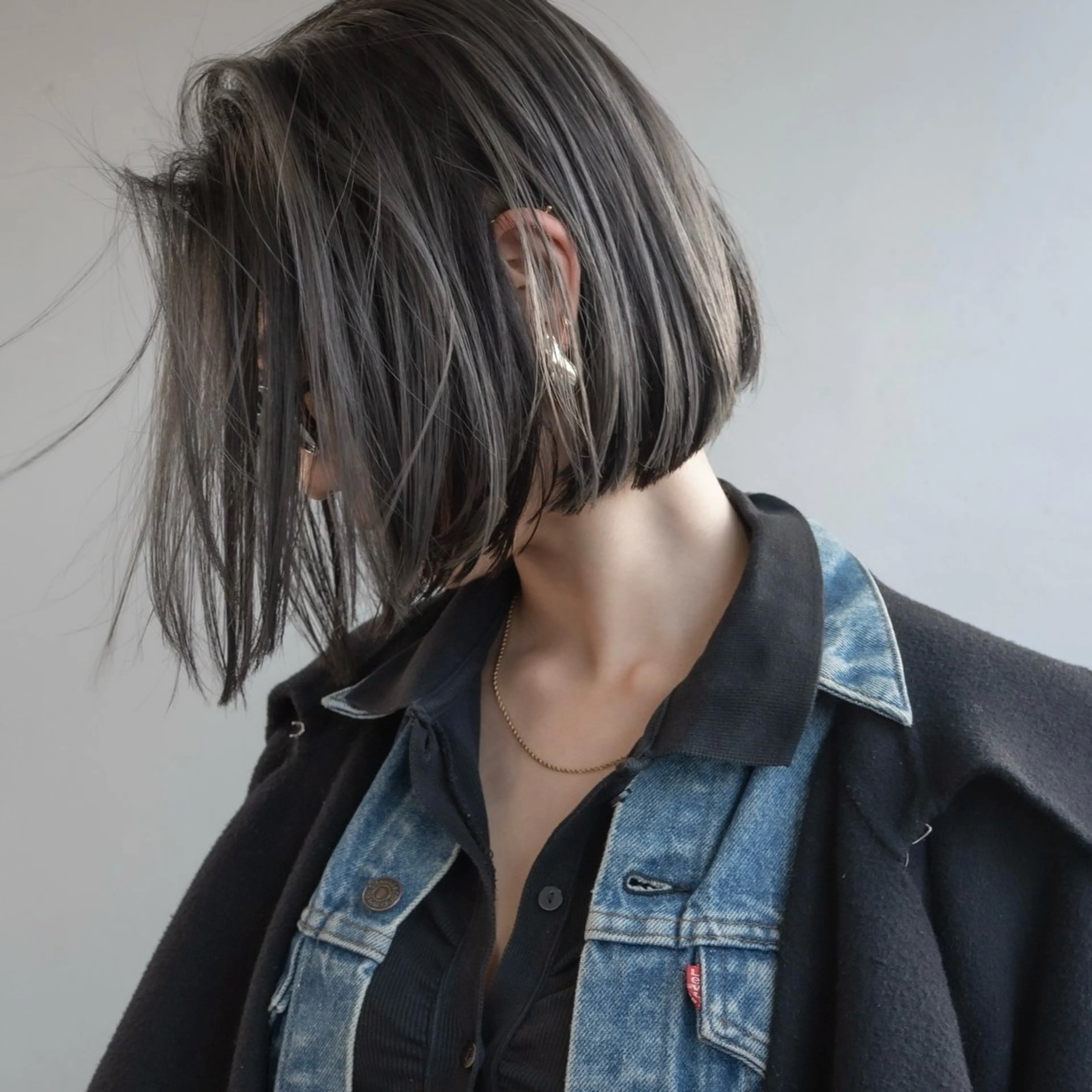 ショート カラー デザインカラー ボブ ショート/レイヤー なら石井知希のヘアスタイル