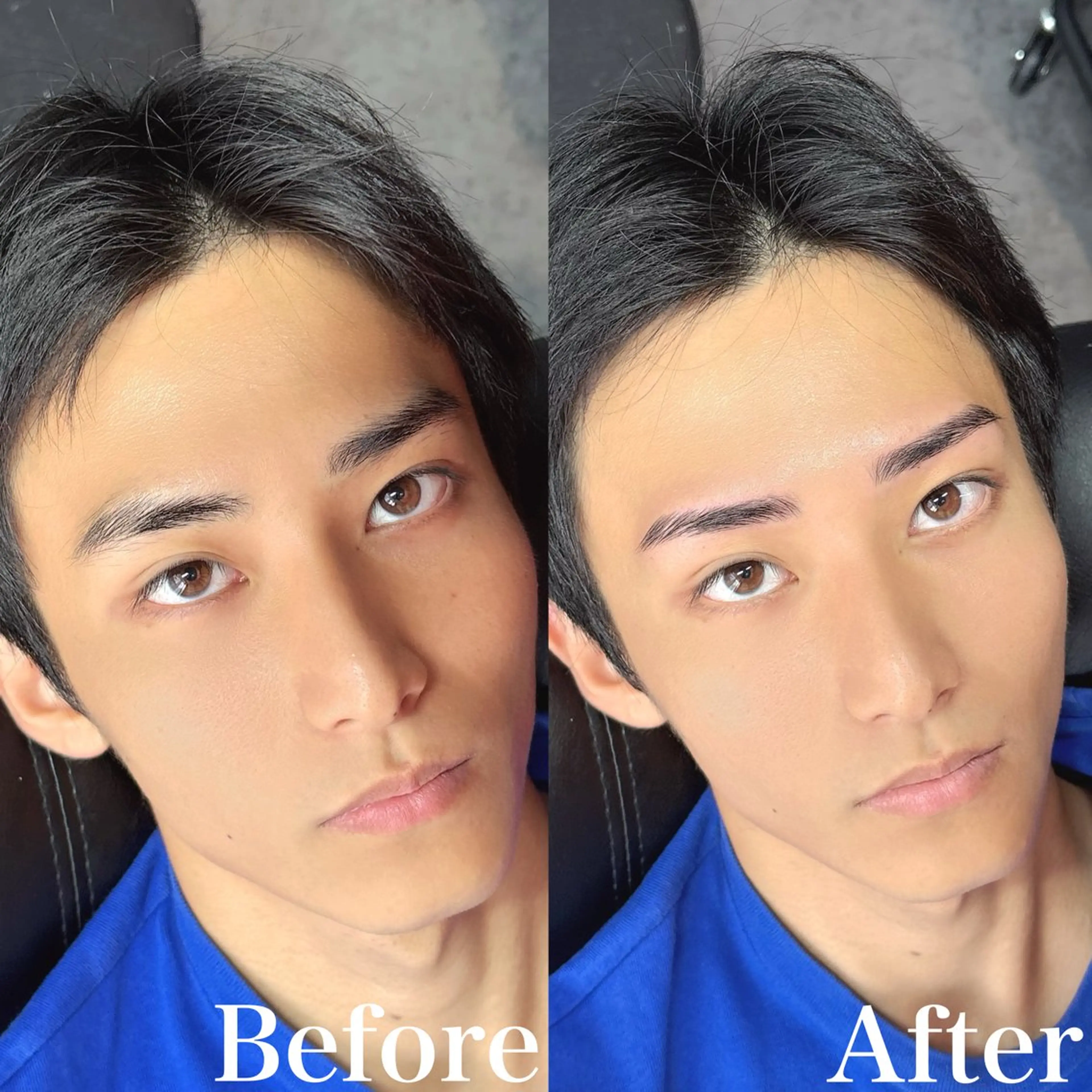 メンズ アイブロウ ワックス脱毛 眉カット その他(アイブロウ) 5日◯ Yusukeの眉毛・アイブロウイメージ