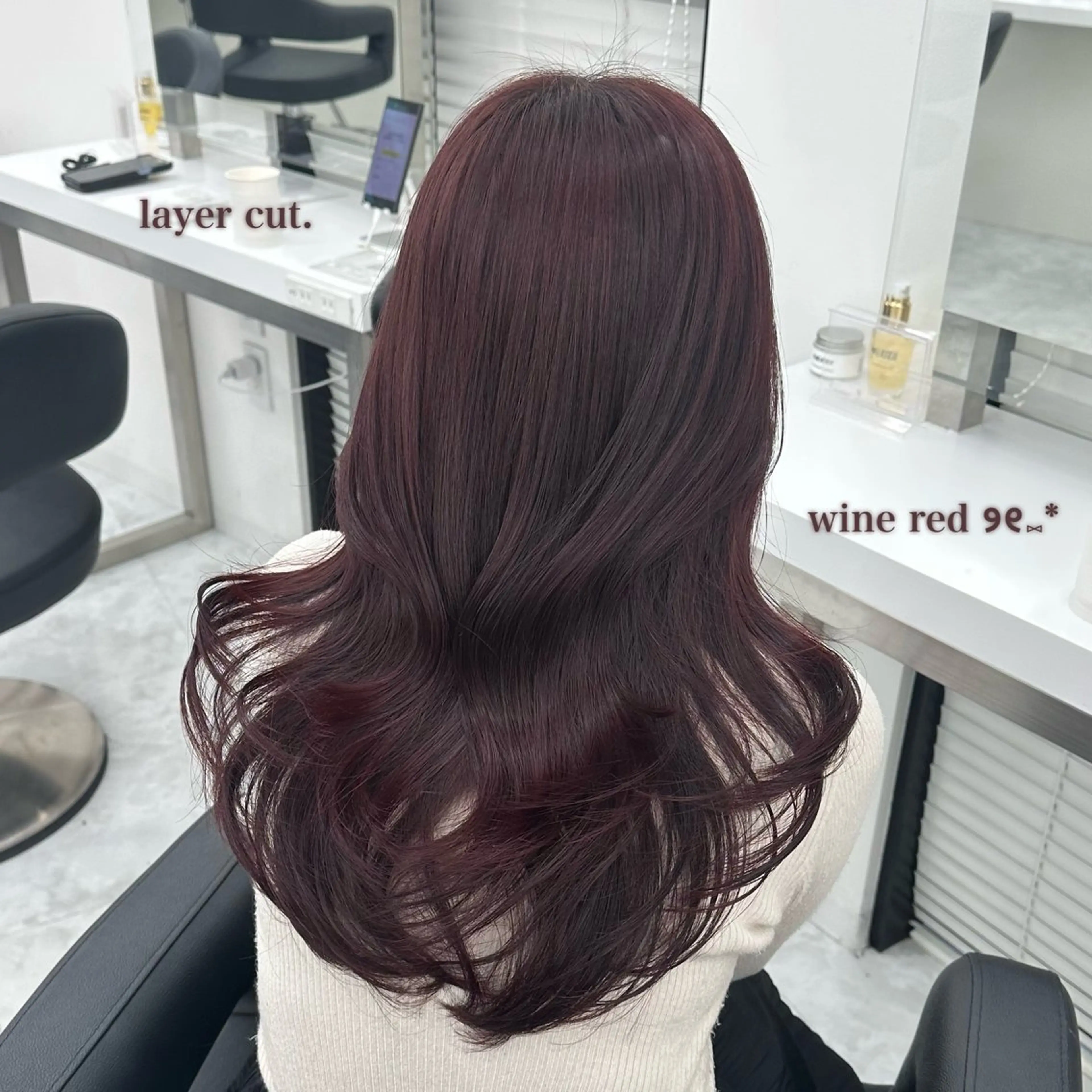 セミロング カラー 似合わせstyle ❤︎misaki❤︎のヘアスタイル
