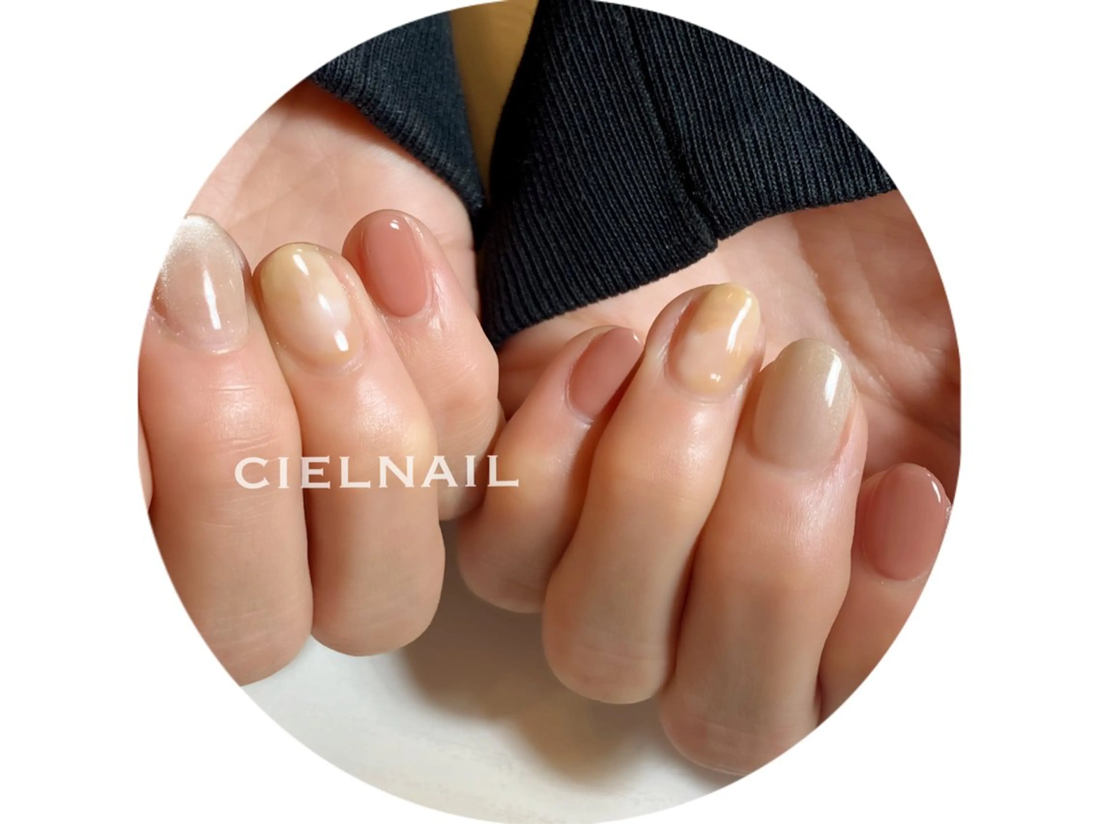 ミディアム cielnail 祇園のネイルデザイン