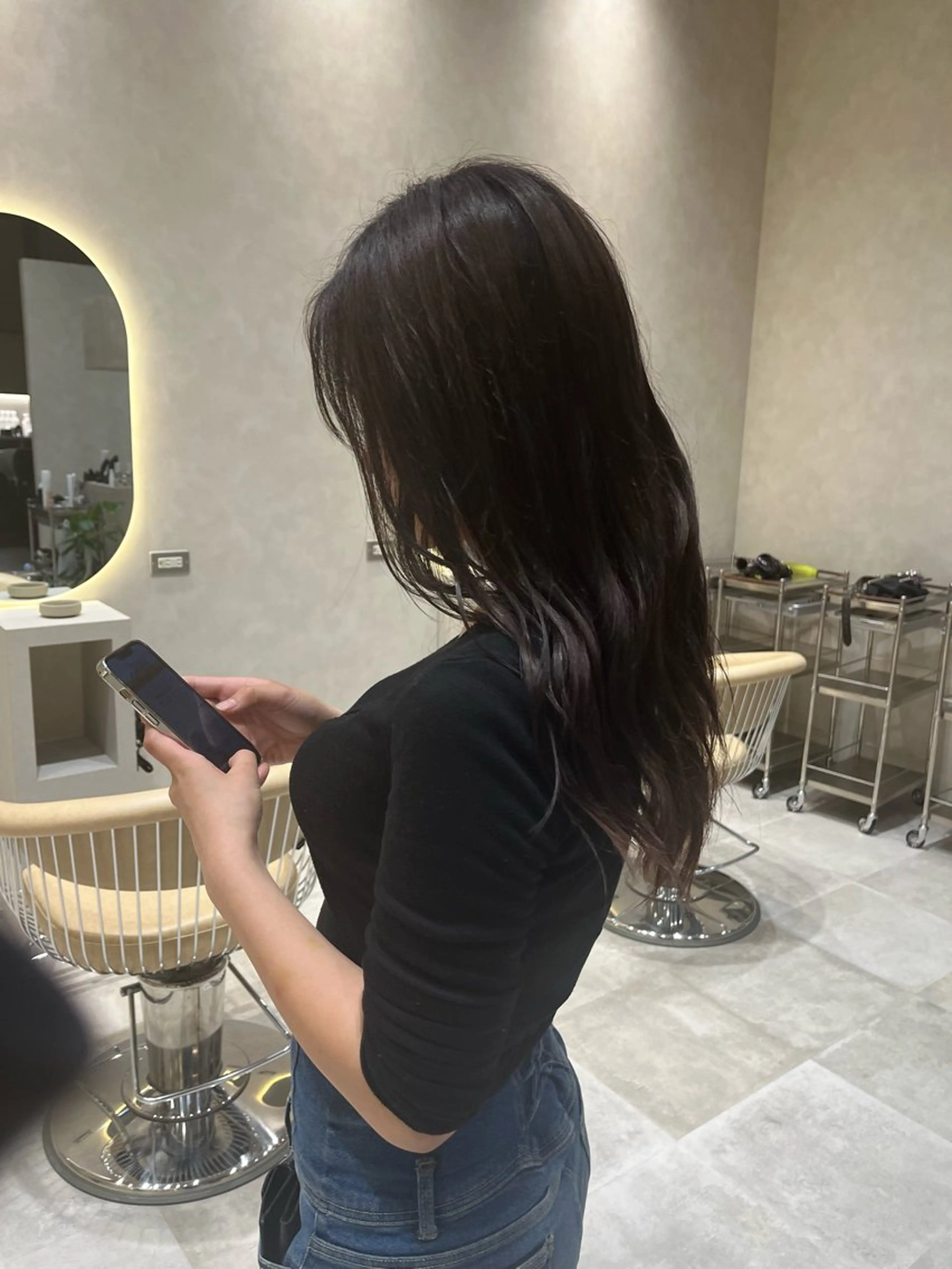 セミロング カラー ヘアアレンジ DEAN /杉浦大輝のヘアスタイル