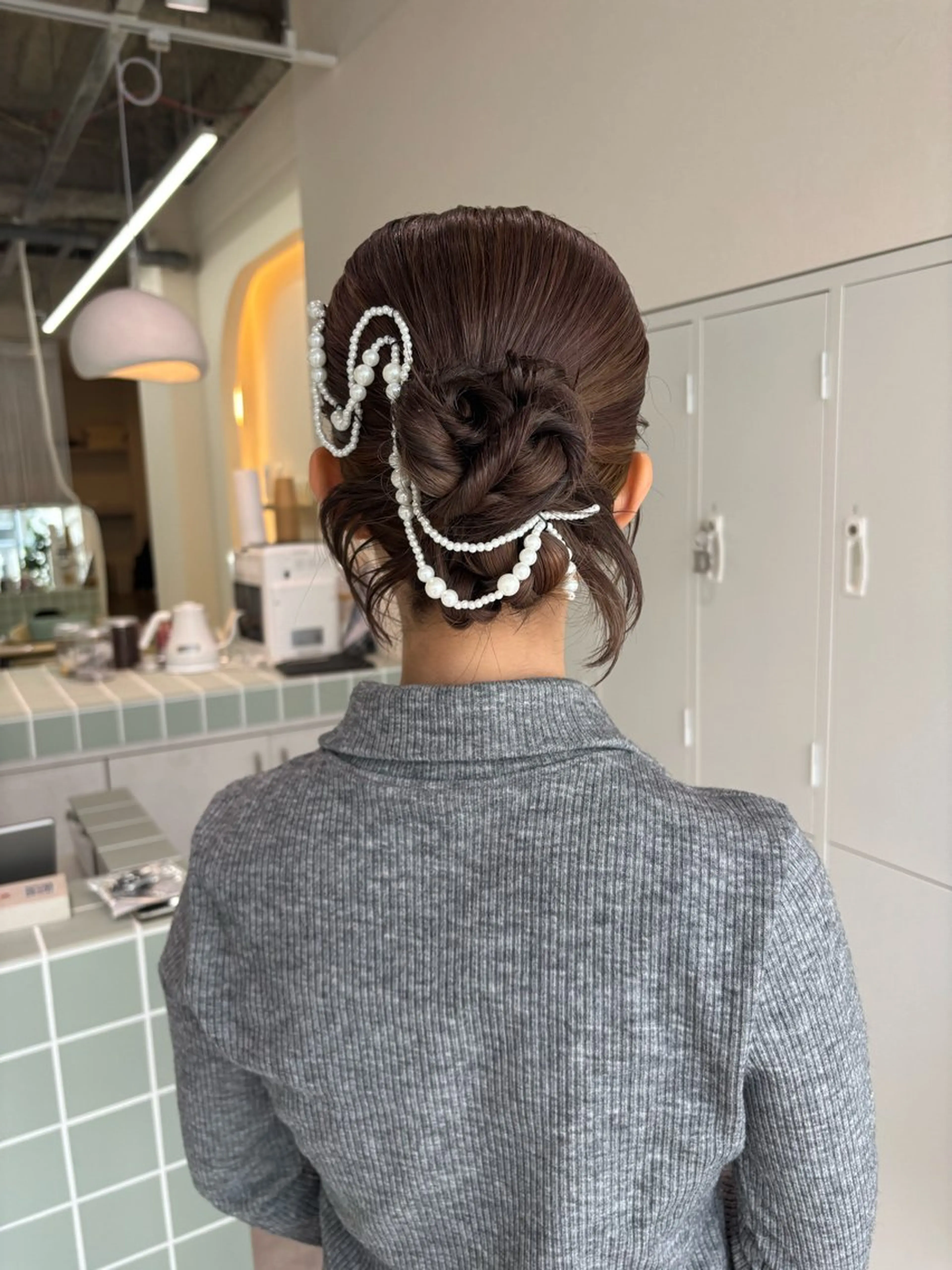 ヘアアレンジ 広島/ヘアセット /ベージュ/わかなのヘアスタイル