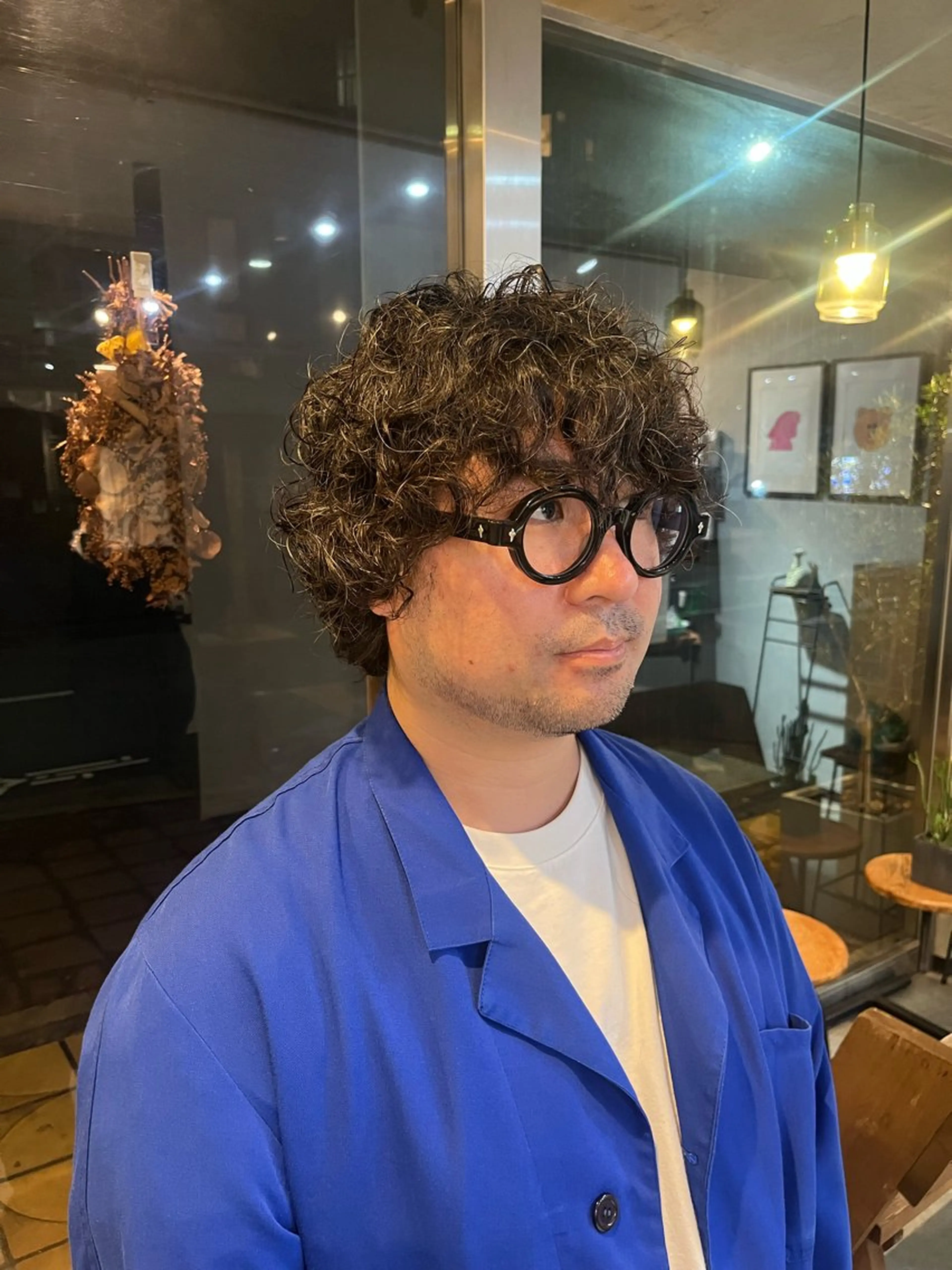 パーマ メンズ カット パーマ 木内 さくらのヘアスタイル