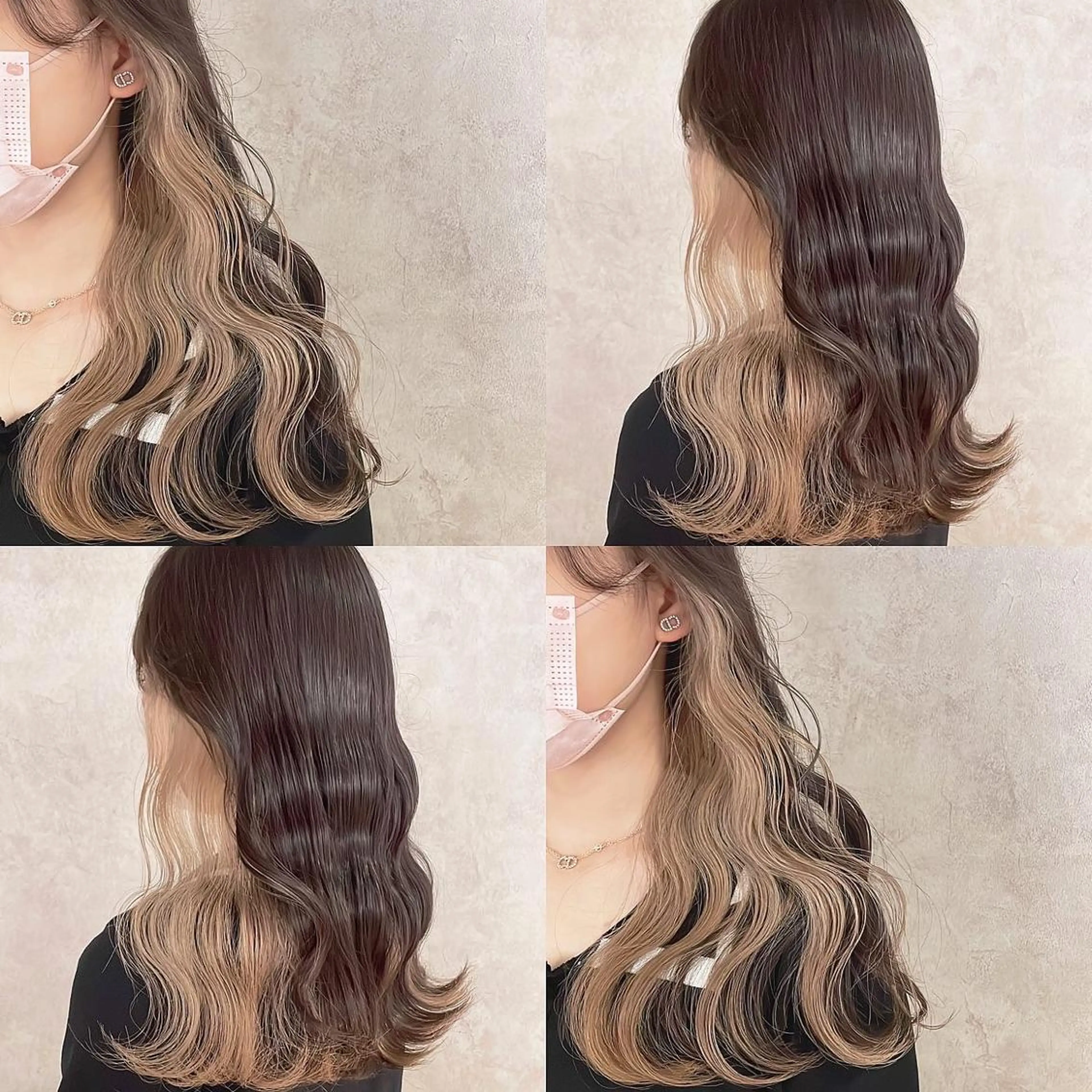 カラー ブリーチ ヘアカラー トリートメント 渋谷:インナーカラー ／🍒エリカ🍒のヘアスタイル