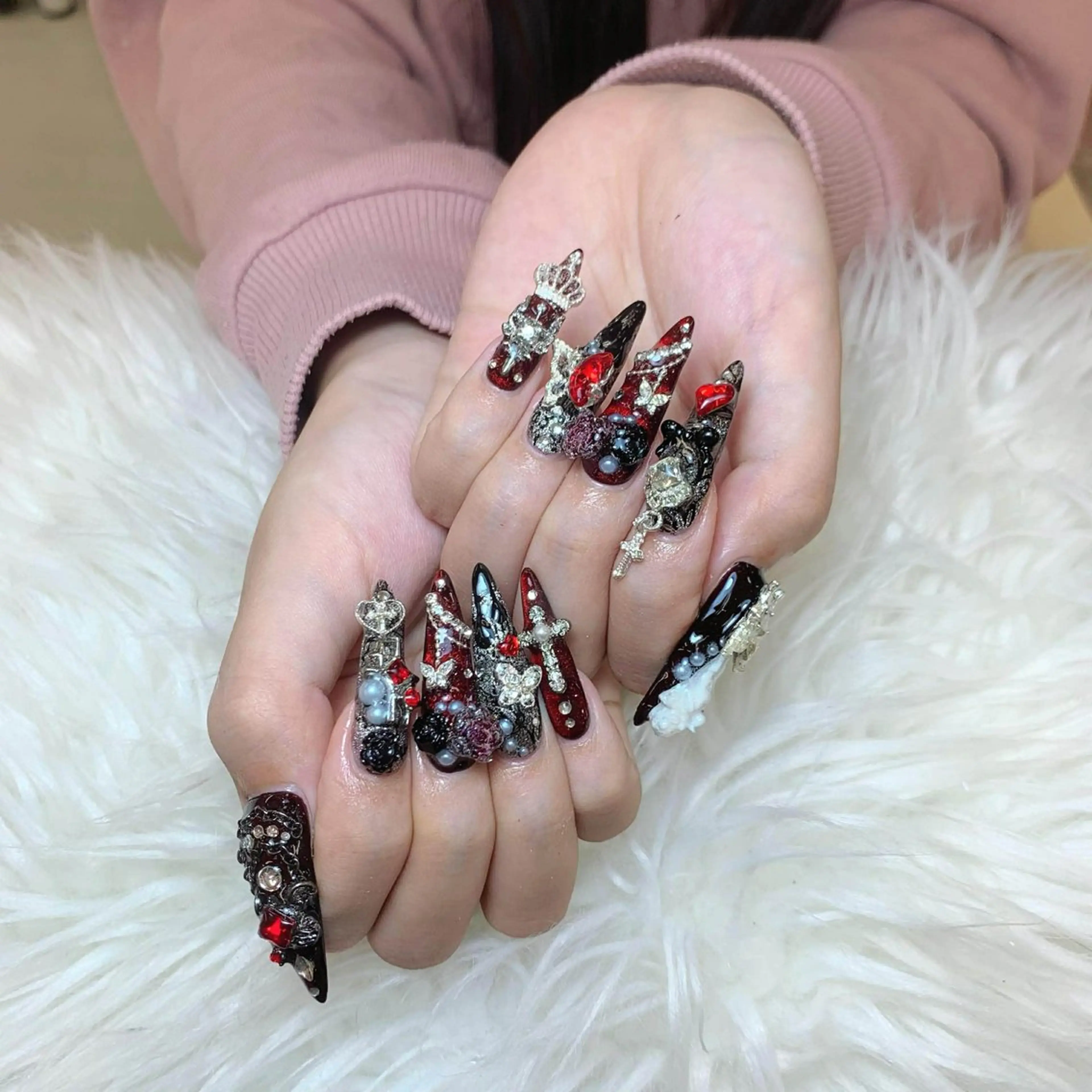 ネイル ハンドネイル ANH NAIL ゴテゴテ専門店💎のネイルデザイン