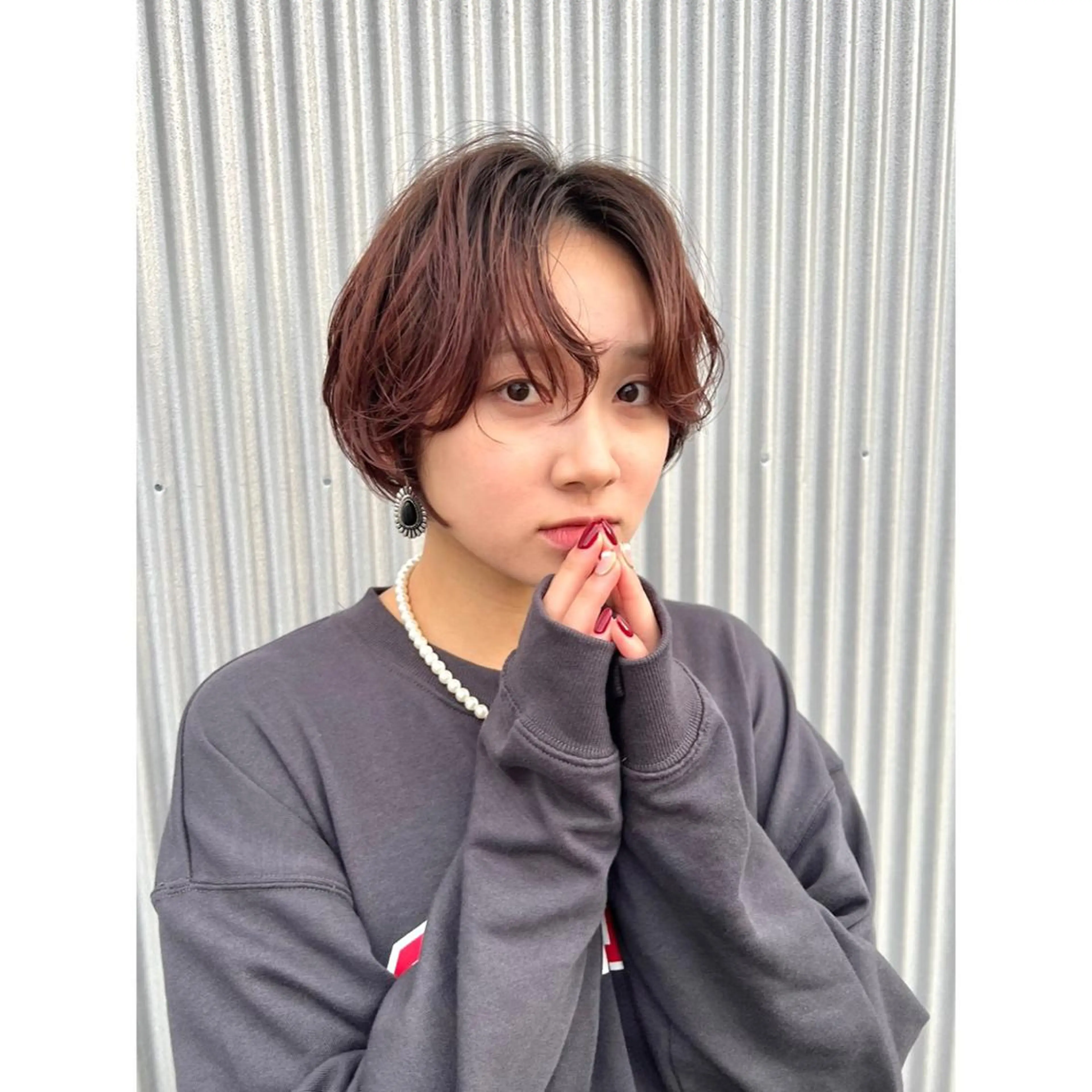 ショート 茅ヶ崎/ショートボブ /ハイトーン/片野のヘアスタイル