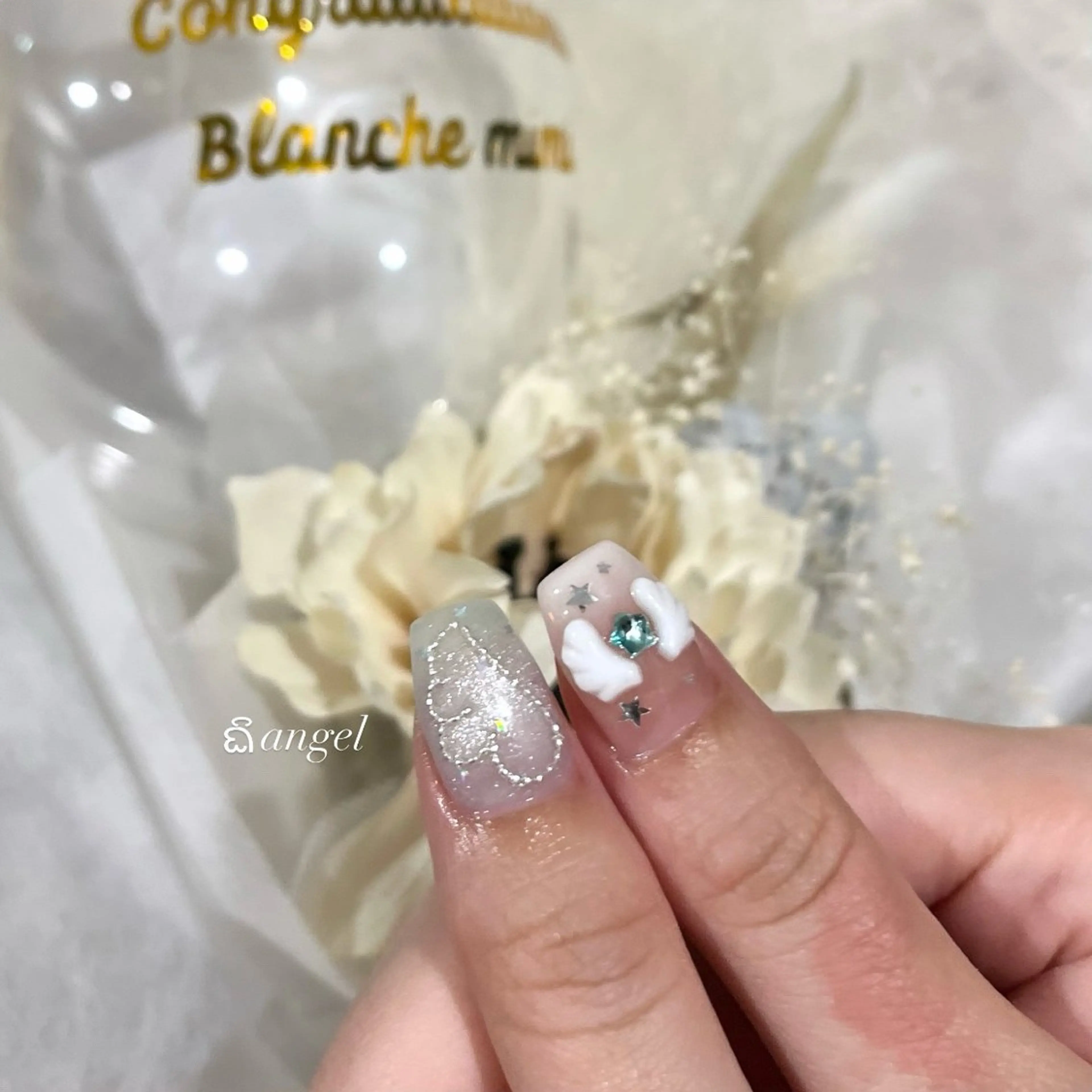 ネイル ハンドネイル Blanche mimi.u_aのネイルデザイン