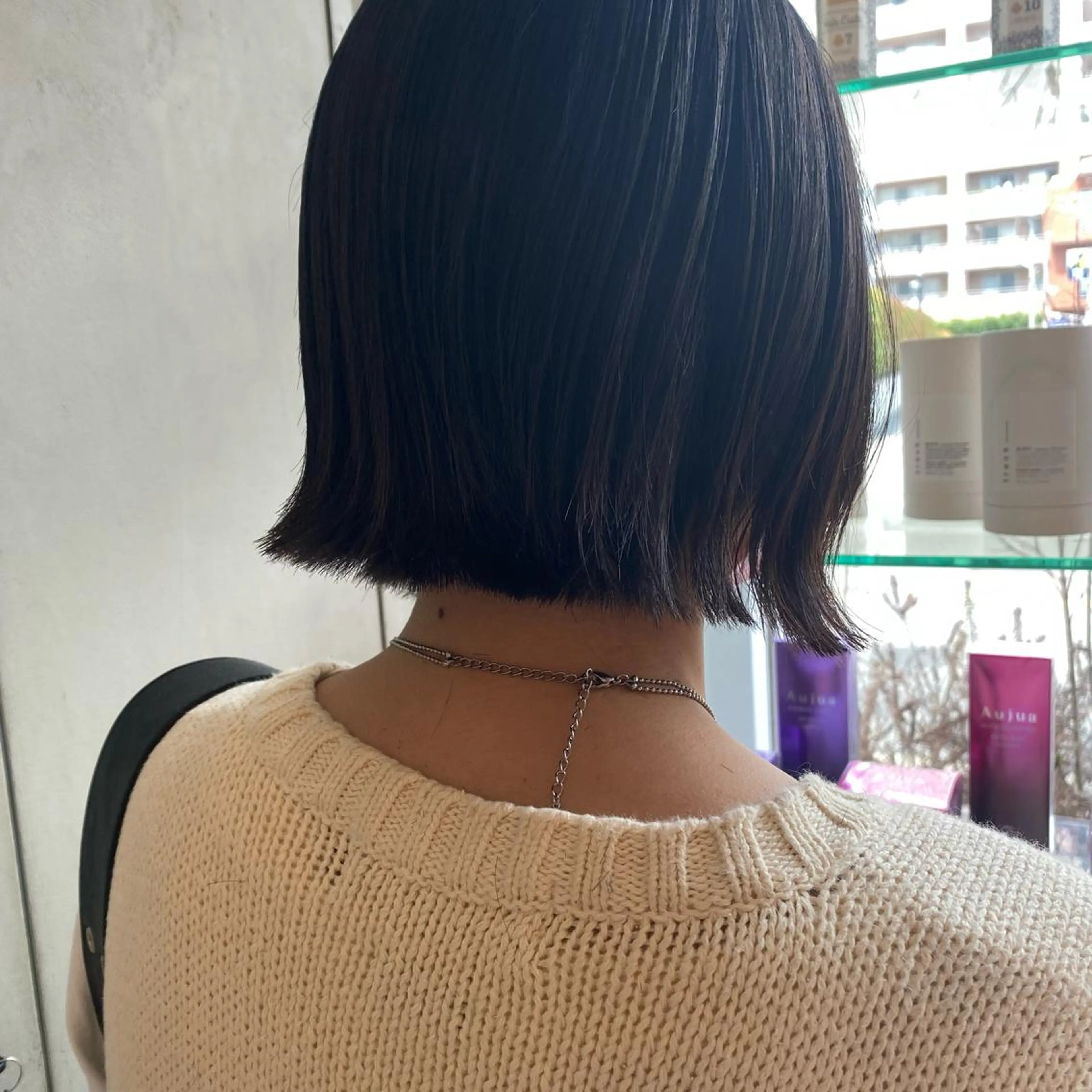 ショート カラー ヘアアレンジ キッズ カット ｱｵﾇﾏﾐﾕ☁️ /ボブ/ハイトーン/のヘアスタイル